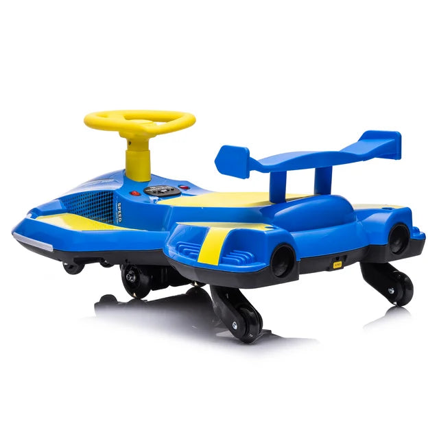 12V Ride on Toy for Kids, Battery Powered Ride on Drift Car for Boys Girls 3-6 Years Old, Electric 360 Degrees Rotating Ride on Drifting Go Kart with Music, MP3/USB Port, Steam Sprayer LED Lights