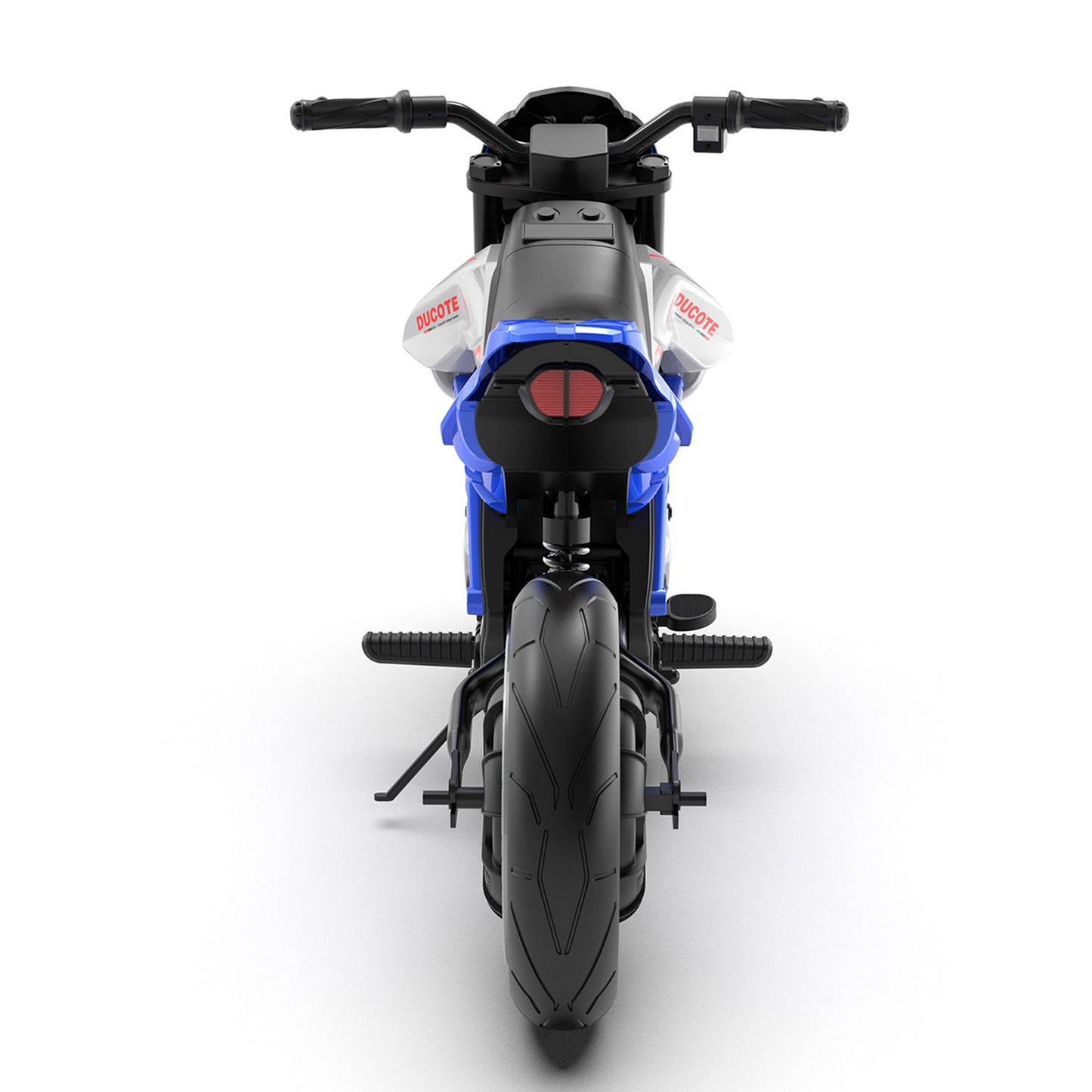 iRerts 24V Electric Dirt Bike for Kids, 200W Kids Electric Bike for Boys Girls Ages 6+, Kids Ride on Motorcycle with EVA Wheels, Suspension System, Safe Speed 4.35-9 MPH, Bluetooth Music, Blue
