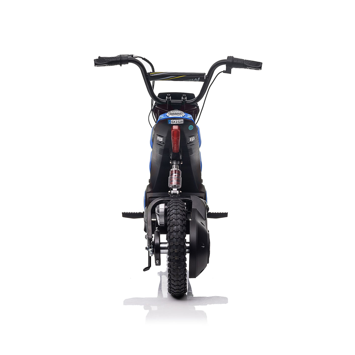 iRerts 24V Ride On Motocross Motorcycle, Kids Electric Dirt Bike for Boys 8-12, Kids Motorcycle with Dual Suspension, MP3 Player, Speeds up to 14.29MPH, Blue
