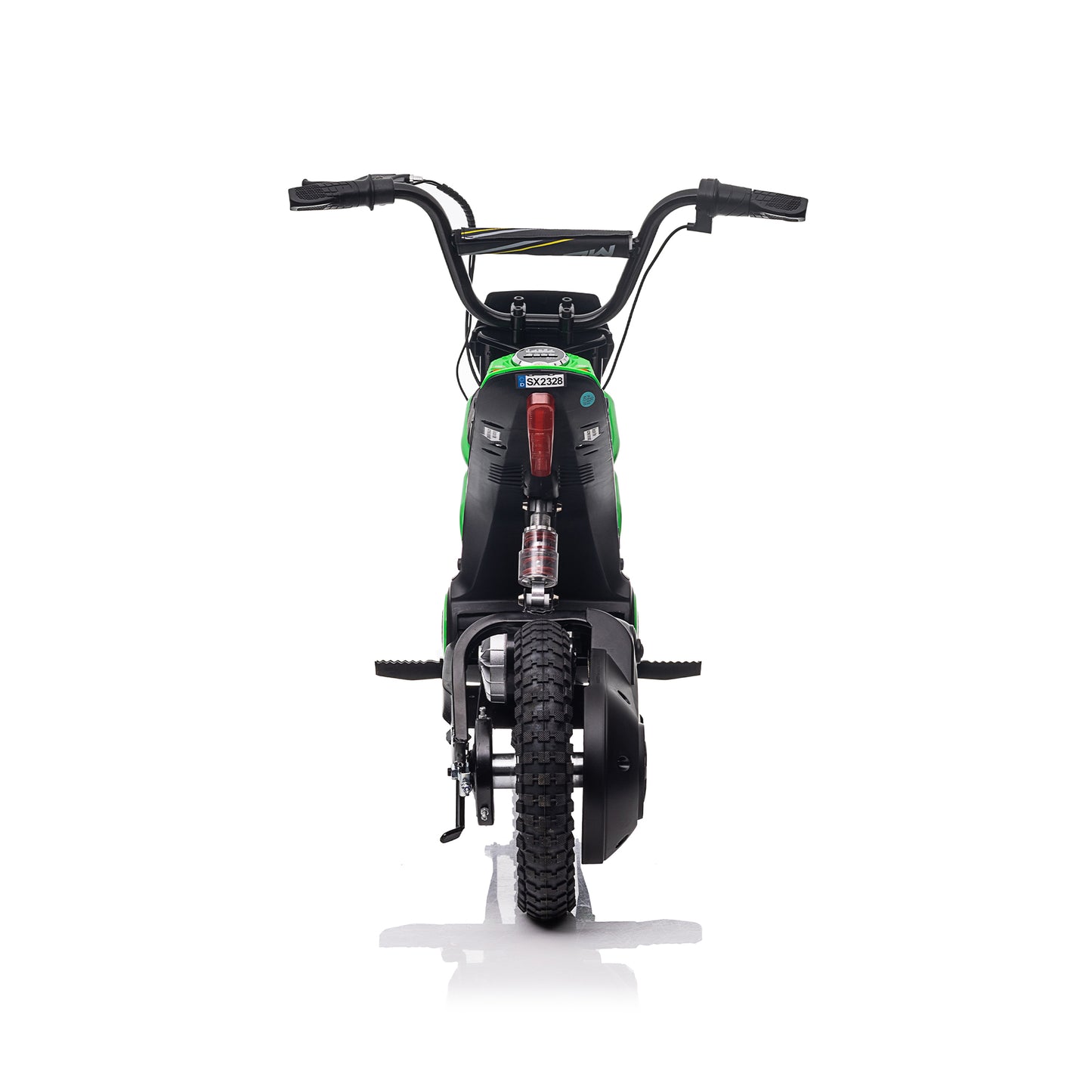 iRerts 24V Ride On Motocross Motorcycle, Kids Electric Dirt Bike for Boys 8-12, Kids Motorcycle with Dual Suspension, MP3 Player, Speeds up to 14.29MPH, Green