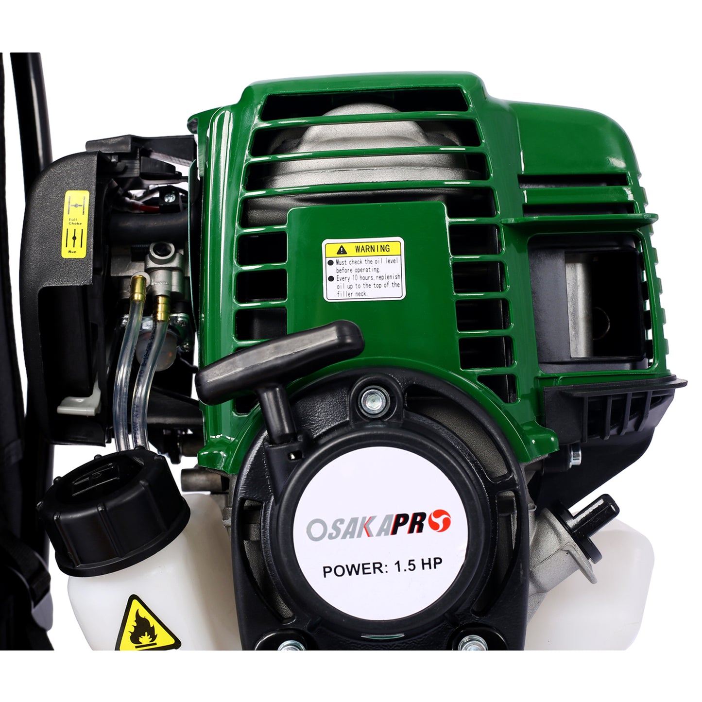 38CC 2-Cycle Gas Powered Weed Eater, iRerts Backpack 4 in 1 Multi-Functional String Trimmer with Gas Pole Saw, Hedge Trimmer, Grass Trimmer, Brush Cutter, Lawn Trimmer for Grass Garden Yard