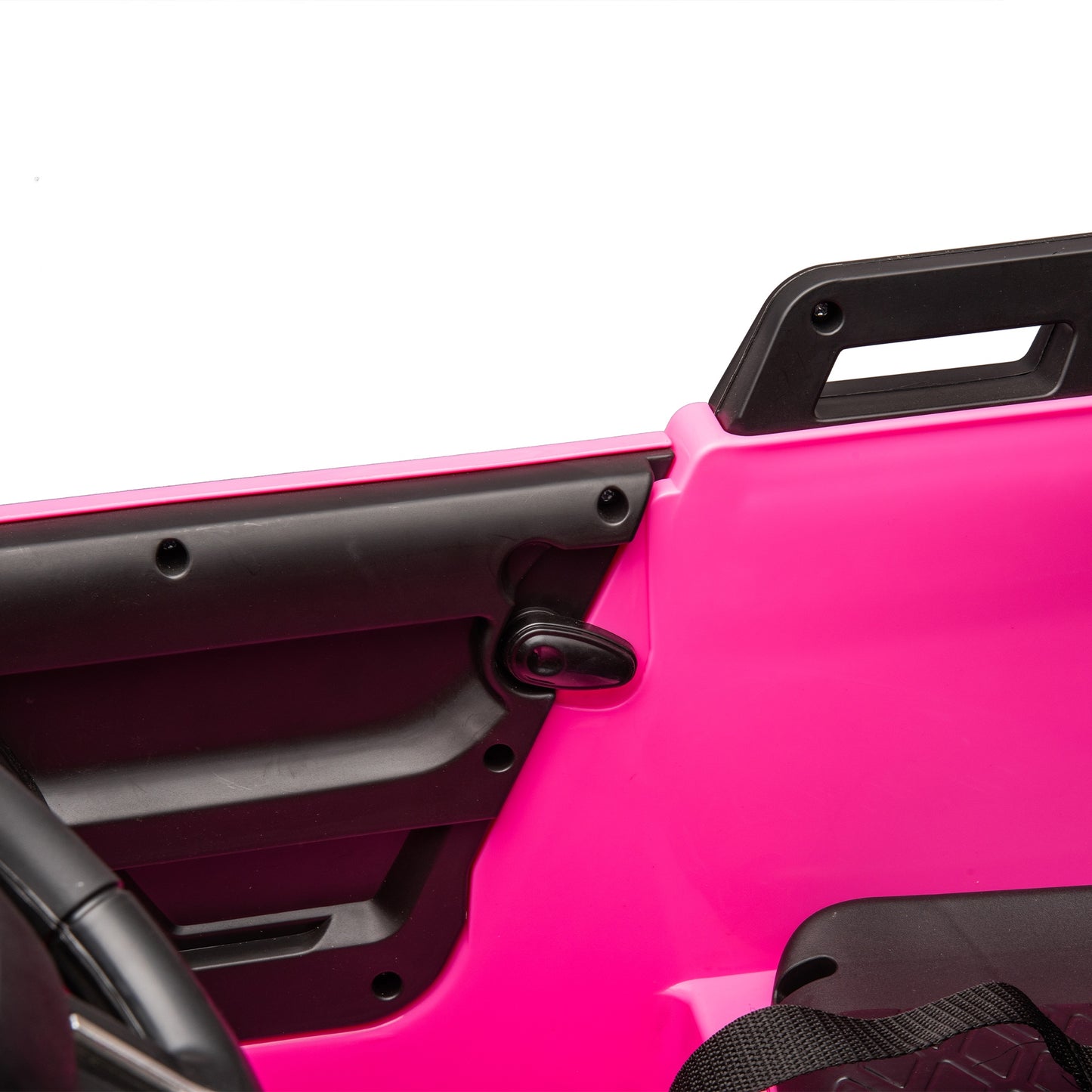 Licensed Toyota LC250 24V 2 Seater Ride On Car, Powered Ride on Toys with Remote Control, Shovel, Bluetooth Music, 4WD 220W Motor, 4 Wheels Suspension, Electric Truck for Kids Boy Girl Ages 3-8, Pink