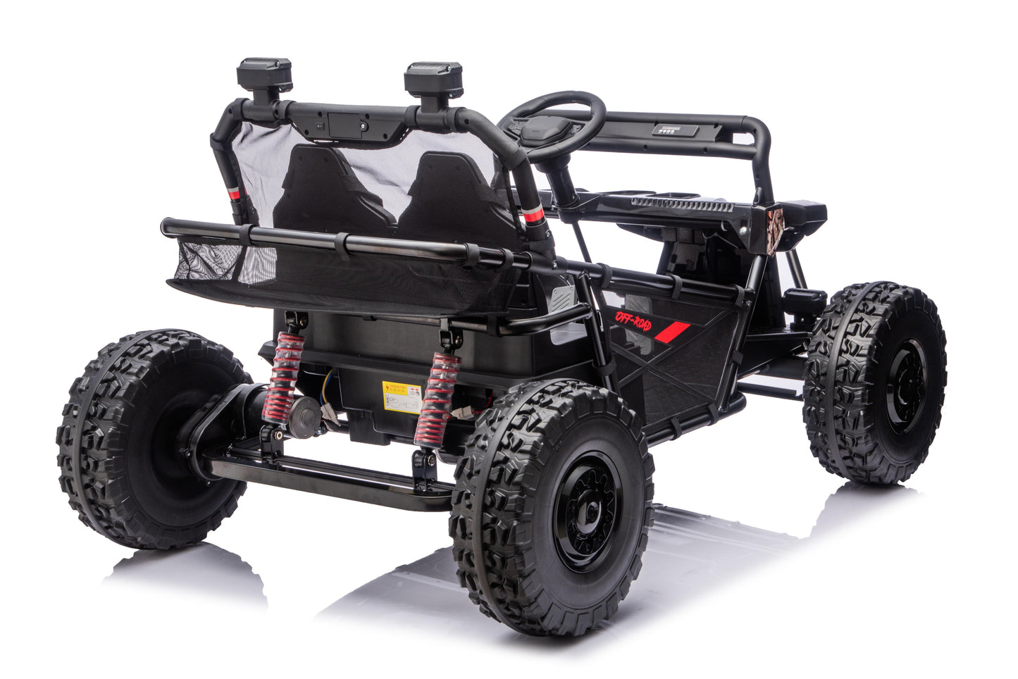 iRerts 36V Powered Ride on Toys for Big Kids, 2 Seater Ride on UTV Cars with Bluetooth, Music, 4 Wheels Spring Suspension, Kids Car Electric Ride on Vehicles for Boys Girls Ages 6+, Black