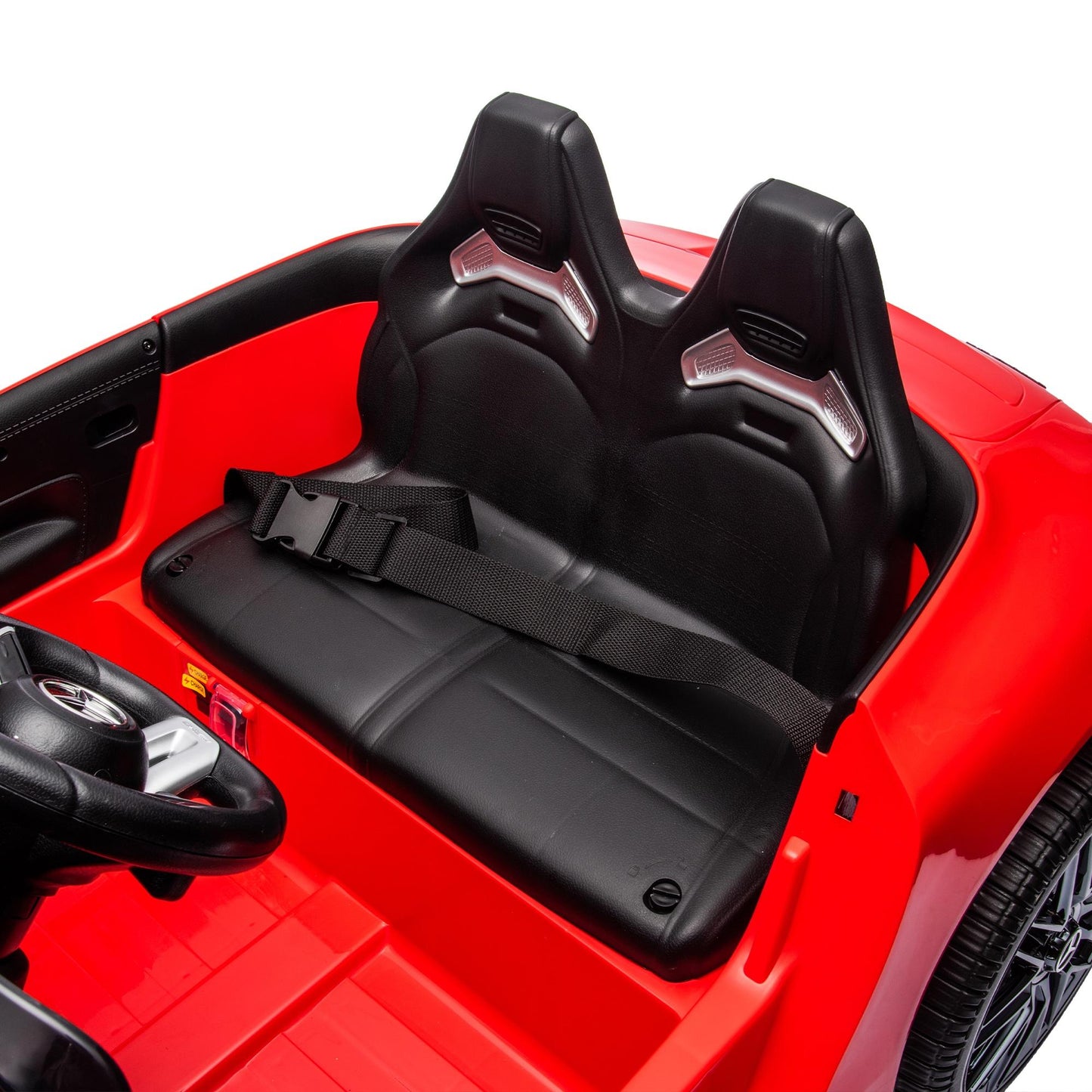 iRerts Red 24V Mercedes Benz SL63 Powered Ride On Cars with Remote Control, 4 Wheels Electric Car for Kids with Bluetooth, Music, USB, LED Light, Ride on Toys for Kids 3-8 Ages Boys Girls Gifts