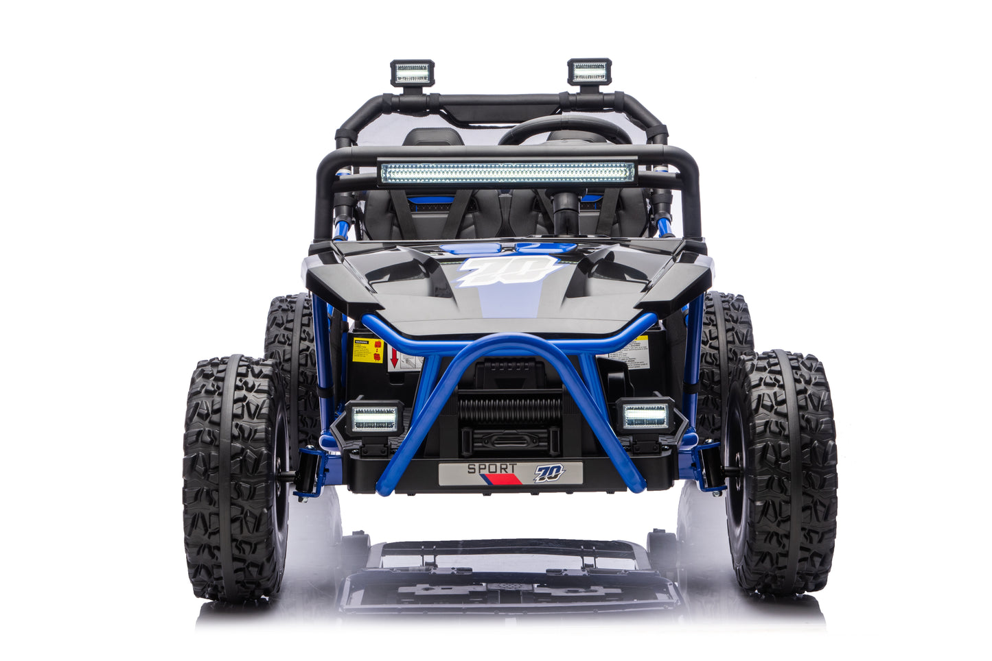 iRerts 36V Powered Ride on Toys for Big Kids, 2 Seater Ride on UTV Cars with Bluetooth, Music, 4 Wheels Spring Suspension, Kids Car Electric Ride on Vehicles for Boys Girls Ages 6+, Blue