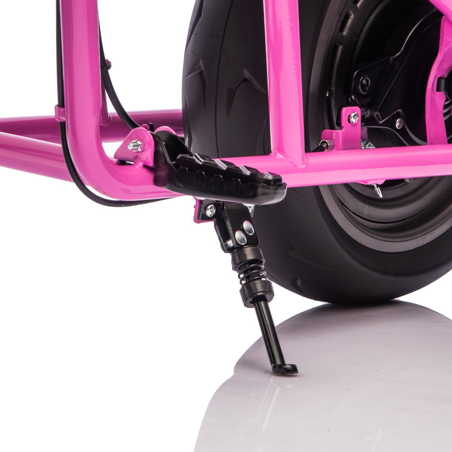 iRerts 24V Ride on Toys for Big Kids, Electric Ride on XL Muscle Motorcycle, Kids Electric Motorcycle for Boys Girls Ages 6+, Kids Motorcycle with Music, LED Light, Dual Suspension, 11.18 MPH, Pink