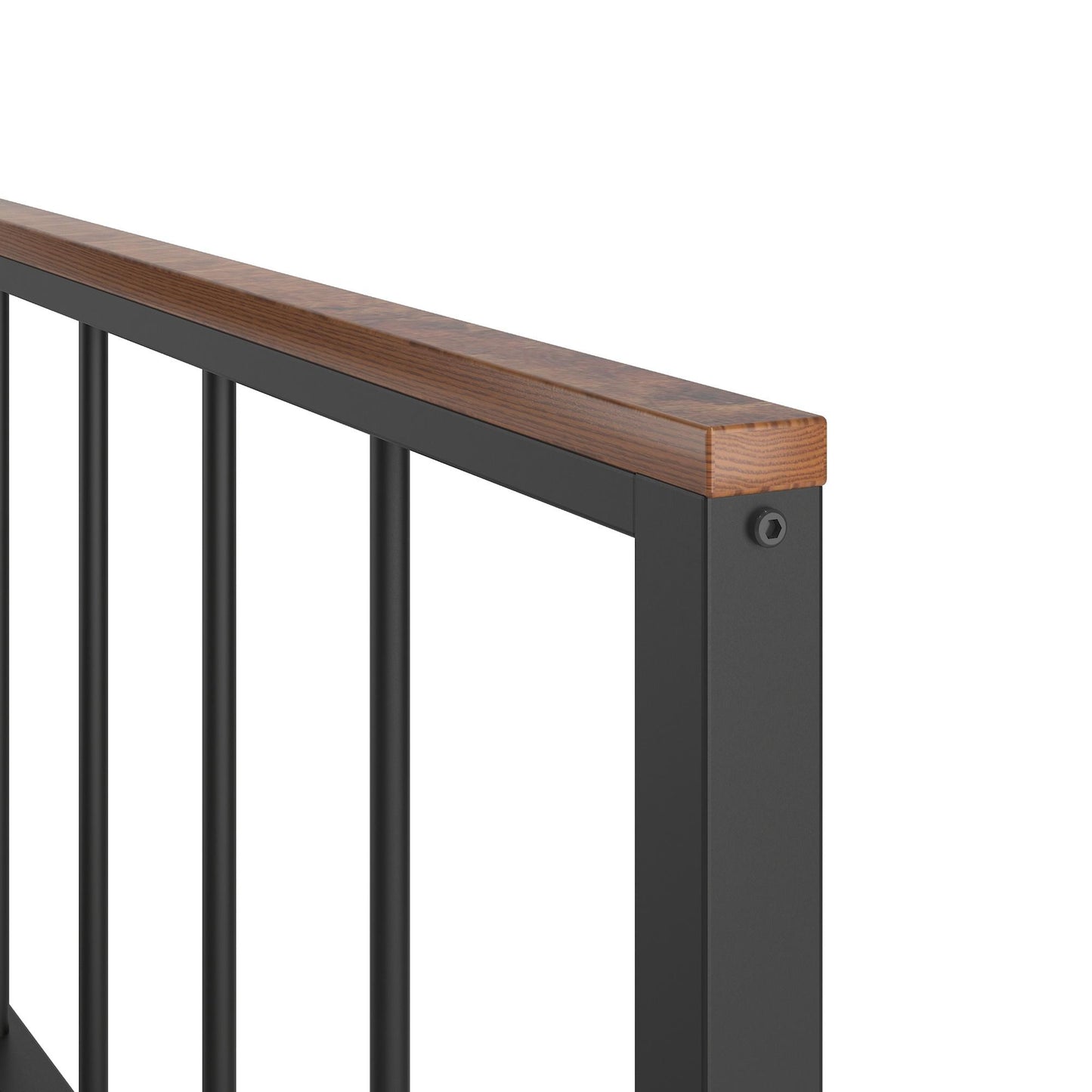 Metal Full Size Bed Frame with Headboard and Footboard Platform Metal Bed Frame Full for Adults Teens Kids, Metal Full Bed Frame, Bedroom Furniture, No Box Spring Needed, Black
