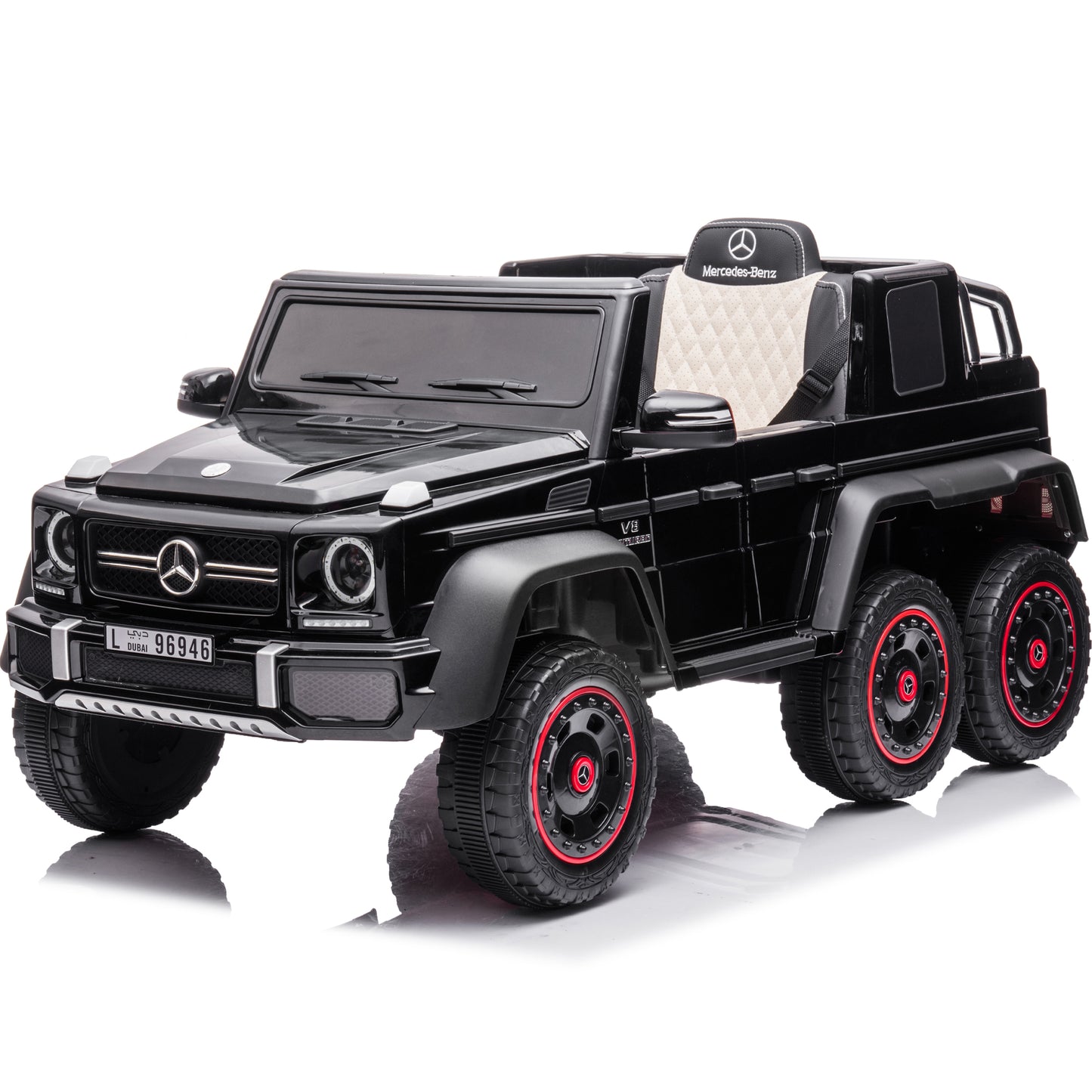 Kids Ride On Toys 24 Volt, Licensed Mercedes-Benz Ride on Cars with Remote Control, Battery Powered Ride on Electric Vehicles with USB, Bluetooth, MP3, Music, Power Display, Black