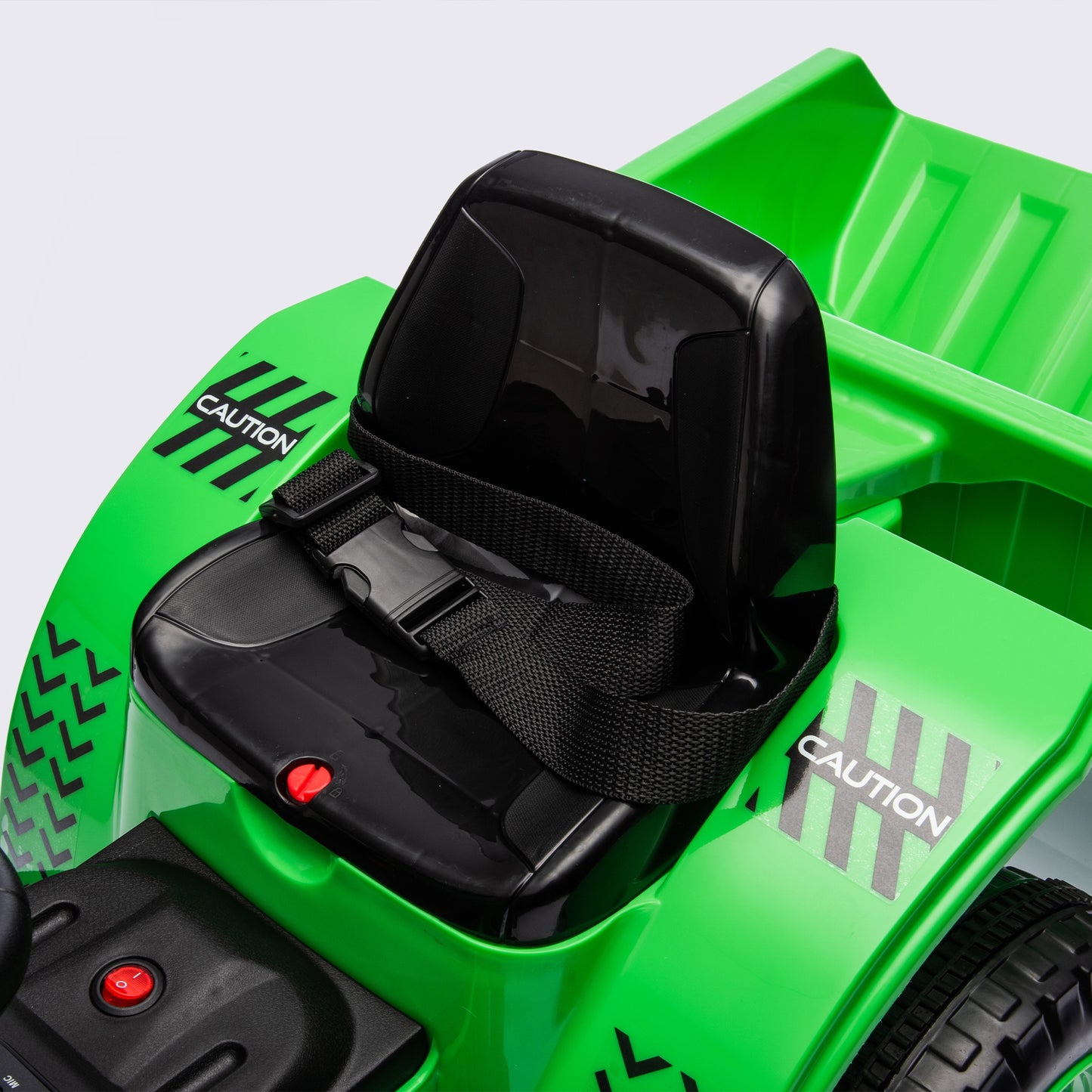 iRerts 12V Ride on Tractor, Powered Ride on Car for Kids Boys Girls Ages 3-6 Gifts, Kids Ride on Toys Electric Cars with Removable Storage Tug, Bluetooth ,Music, MP3/USB Ports, LED Light, Green