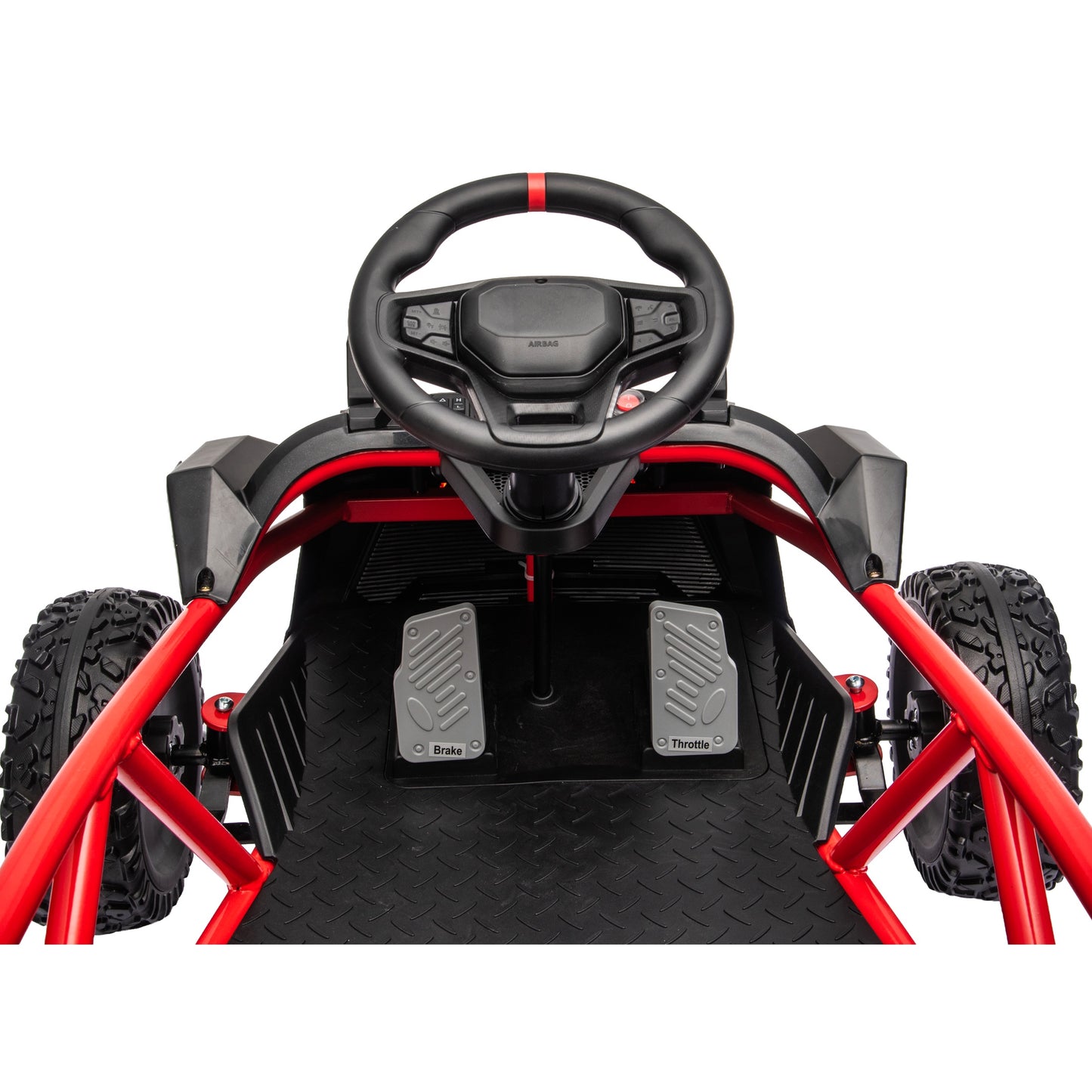iRerts 36V Ride on Toys for Big Kids, Powered Ride on Cars with Bluetooth, Music, Real Wheels Spring Suspension, Kids Car Electric Ride on Vehicles for Boys Girls Ages 6+, Red