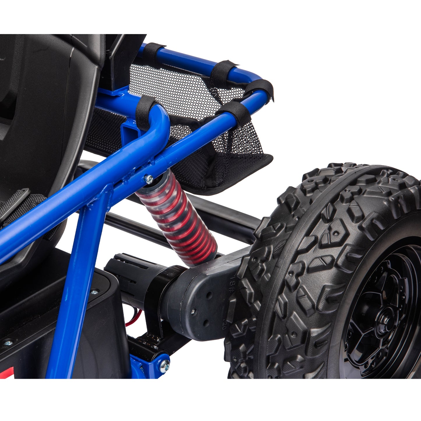iRerts 36V Ride on Toys for Big Kids, 500W Powered Ride on Car for Kids Boys Girls Ages 6+, Kids Electric Car with EVA Tires, Metal Frame, Bluetooth, Adjustable Seat, Spring Suspension, Blue