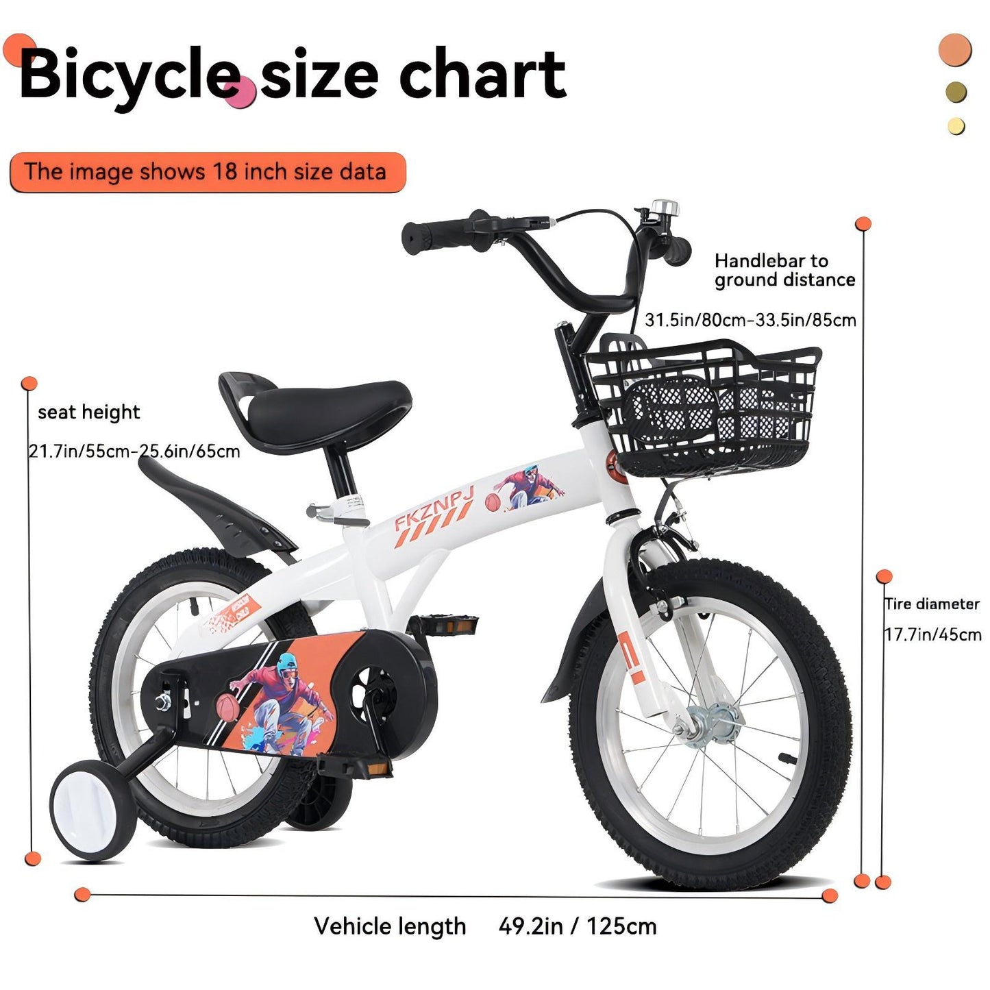 iRerts Kids Bike with Training Wheels, 18 Inch Kids Bicycle for Boys Girls Ages 5-10 Years Old, Girls Bicycles for Kids with Adjustable Seat, Fender and Varrier, Pink
