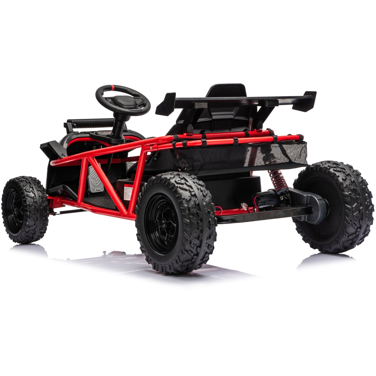 iRerts 36V Ride on Toys for Big Kids, Powered Ride on Cars with Bluetooth, Music, Real Wheels Spring Suspension, Kids Car Electric Ride on Vehicles for Boys Girls Ages 6+, Red