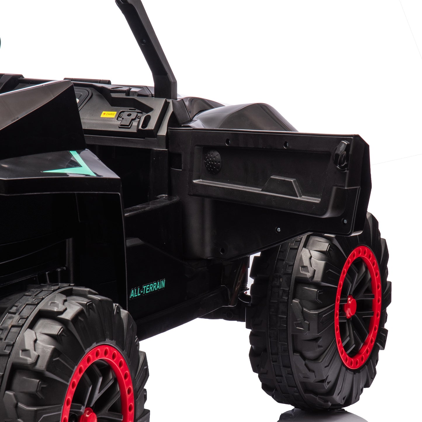 iRerts 24V Powered Ride on Cars, Ride on Toys for Big Kids Boys Girls Ages 3-8, Kids Car Electric Vehicles with Remote Control, Bluetooth, MP3/USB Ports, 4 Wheels Spring Suspension, Black