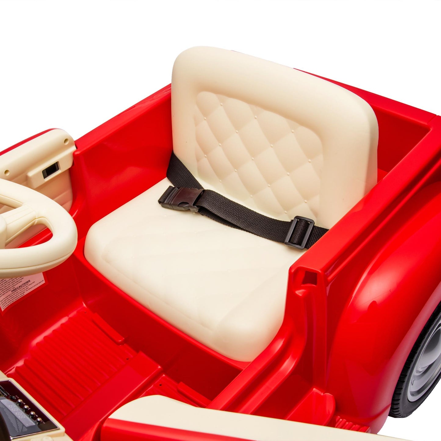12V Powered Ride on Cars, Licensed Chevrolet 3100 Ride on Toys with Remote Control for kids Ages 3-6 Birthday Christmas Gifts, Kids Electric Car with Bluetooth, Music, USB/AUX Port, 3 Speeds, Red