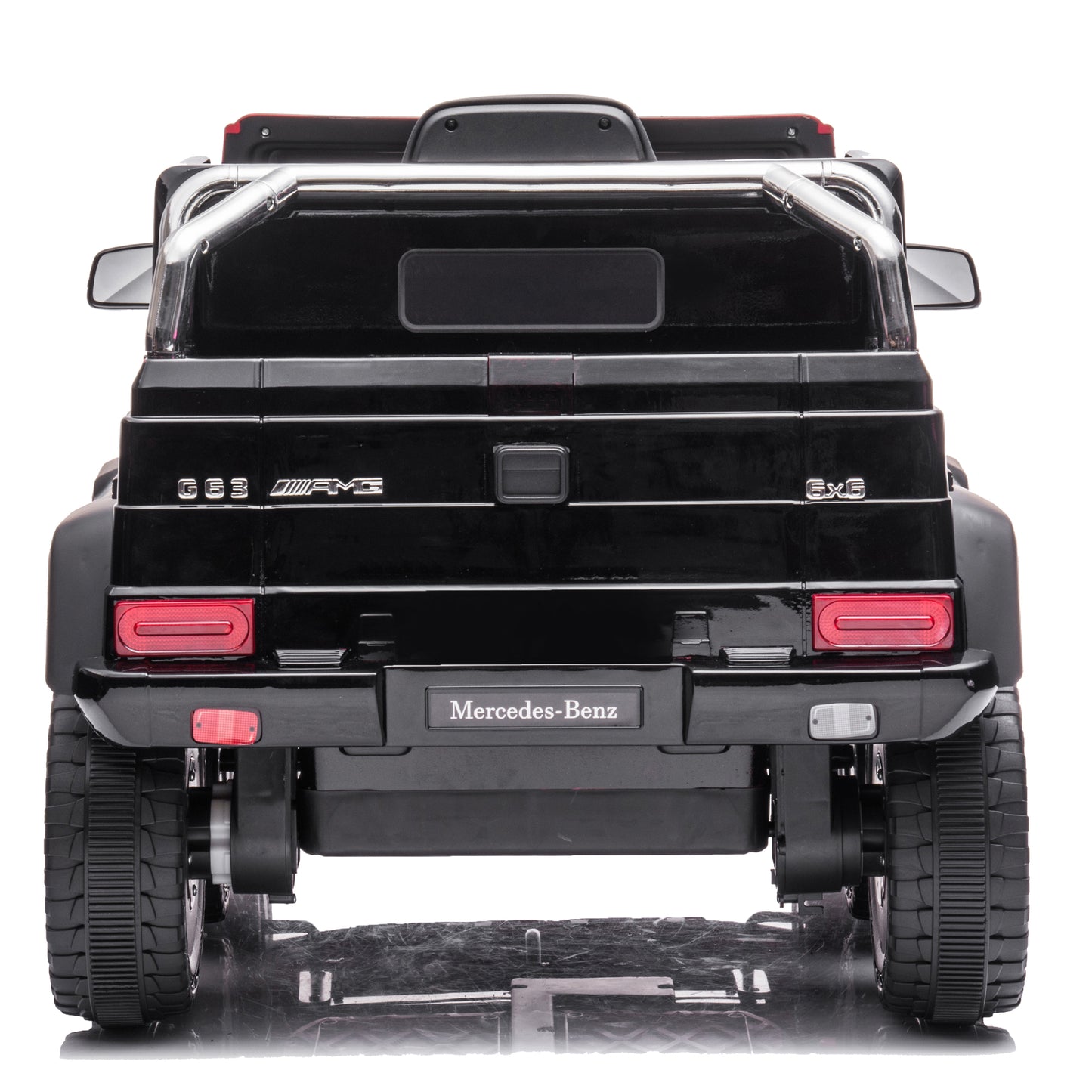 Licensed Mercedes-Benz 24V Kids Ride On Cars, 6-Wheel Drive Powered Ride on Truck with Remote Control, USB, Bluetooth, MP3, Music, Ride on Toys Electric Vehicles for Boys Girls Gifts Ages 3-6, Black
