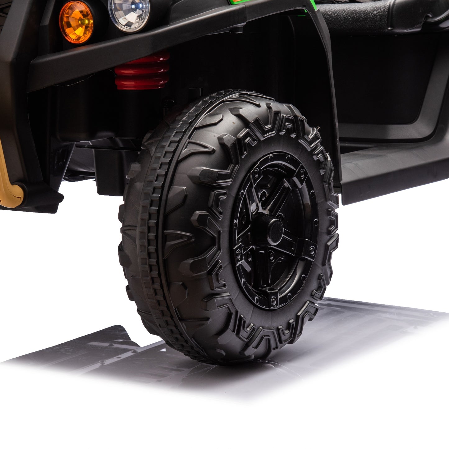 24V 2 Seater Ride On Dump Truck, Powered Ride on Toy Cars with Remote Control, Electric Vehicle Car for Kids Boys Girls with Automatic Tipping Bucket, Bluetooth Music, Safety Belt, Slow Start, Green