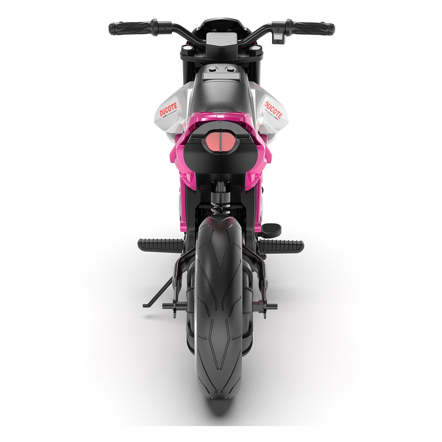 iRerts 24V Electric Dirt Bike for Kids, 200W Kids Electric Bike for Boys Girls Ages 6+, Kids Ride on Motorcycle with EVA Wheels, Suspension System, Safe Speed 4.35-9 MPH, Bluetooth Music, Pink