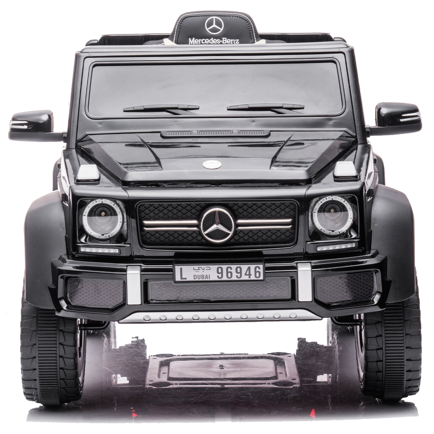 Kids Ride On Toys 24 Volt, Licensed Mercedes-Benz Ride on Cars with Remote Control, Battery Powered Ride on Electric Vehicles with USB, Bluetooth, MP3, Music, Power Display, Black