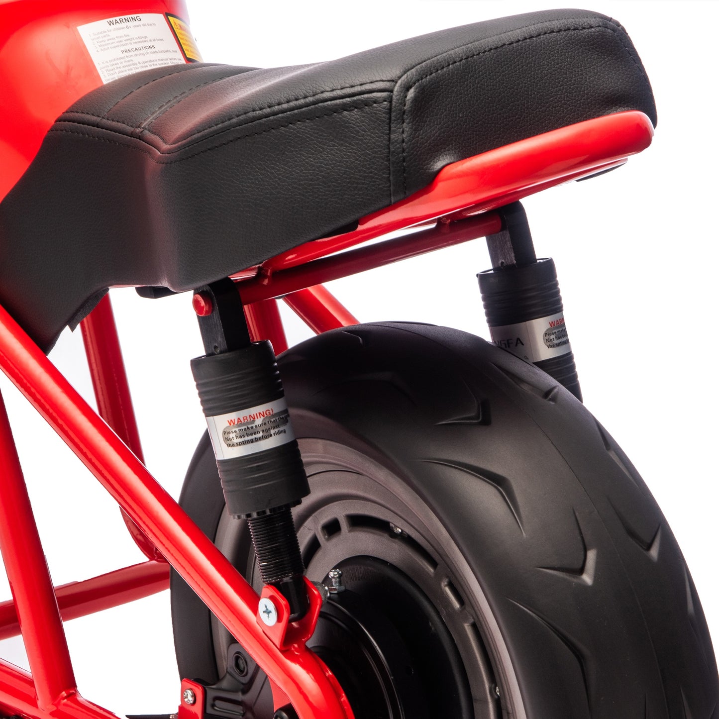 iRerts 24V Ride on Toys for Big Kids, Electric Ride on XL Muscle Motorcycle, Kids Electric Motorcycle for Boys Girls Ages 6+, Kids Motorcycle with Music, LED Light, Dual Suspension, 11.18 MPH, Red