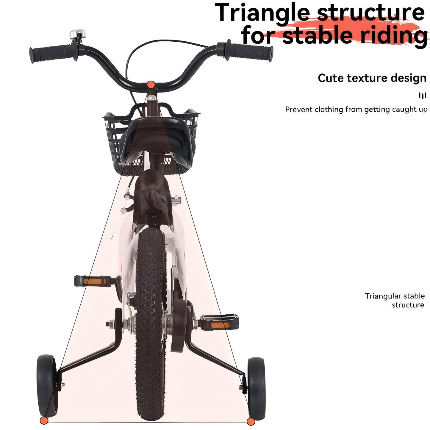 iRerts Kids Bike with Training Wheels, 18 Inch Kids Bicycle for Boys Girls Ages 5-10 Years Old, Girls Bicycles for Kids with Adjustable Seat, Fender and Varrier, Pink