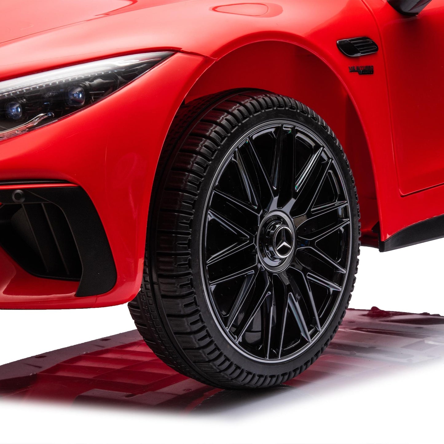iRerts Red 24V Mercedes Benz SL63 Powered Ride On Cars with Remote Control, 4 Wheels Electric Car for Kids with Bluetooth, Music, USB, LED Light, Ride on Toys for Kids 3-8 Ages Boys Girls Gifts