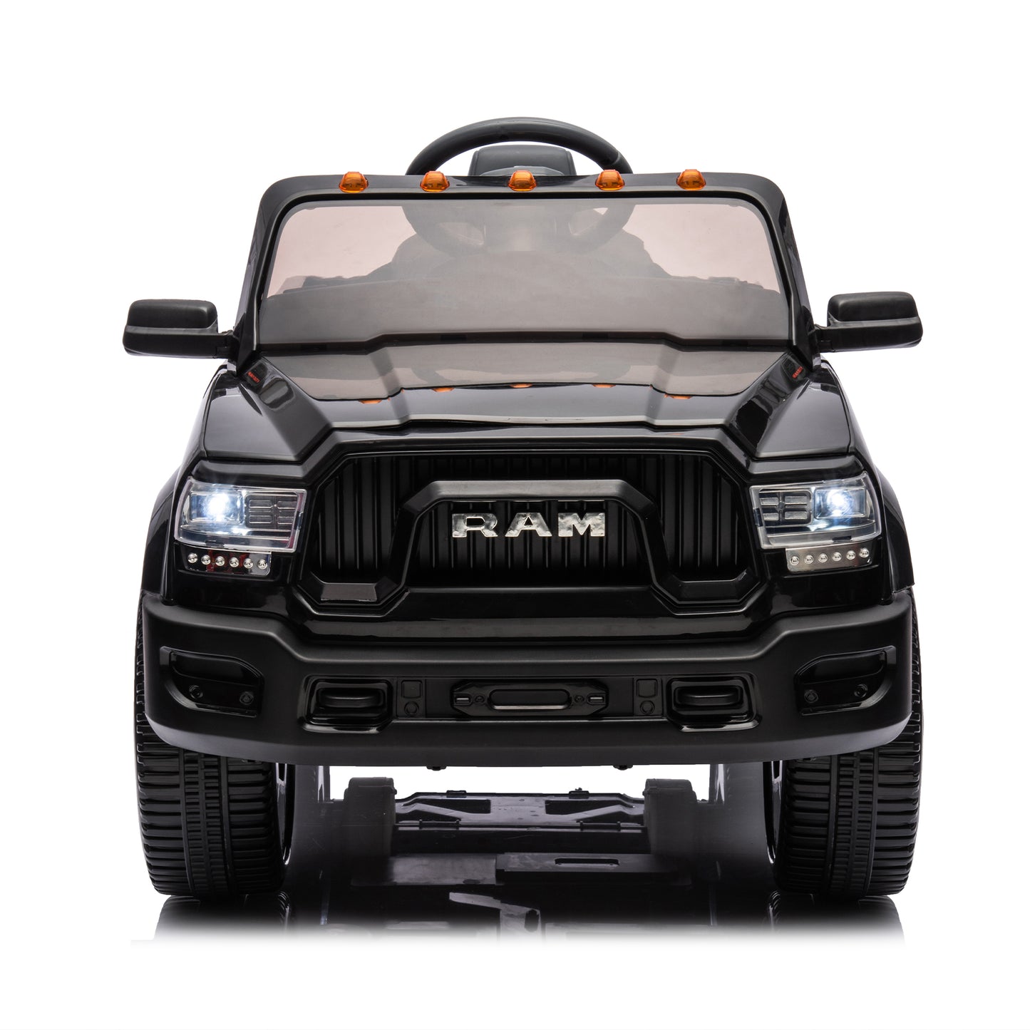 Licensed Dodge RAM 2500 12V Ride On Cars with Remote Control, Kids Electric Ride on Pickup Truck with Music, MP3/USB Port, Cup Holder, Back Storage, Electric Cars for Kids Boys Girls 3-6 Ages, Black
