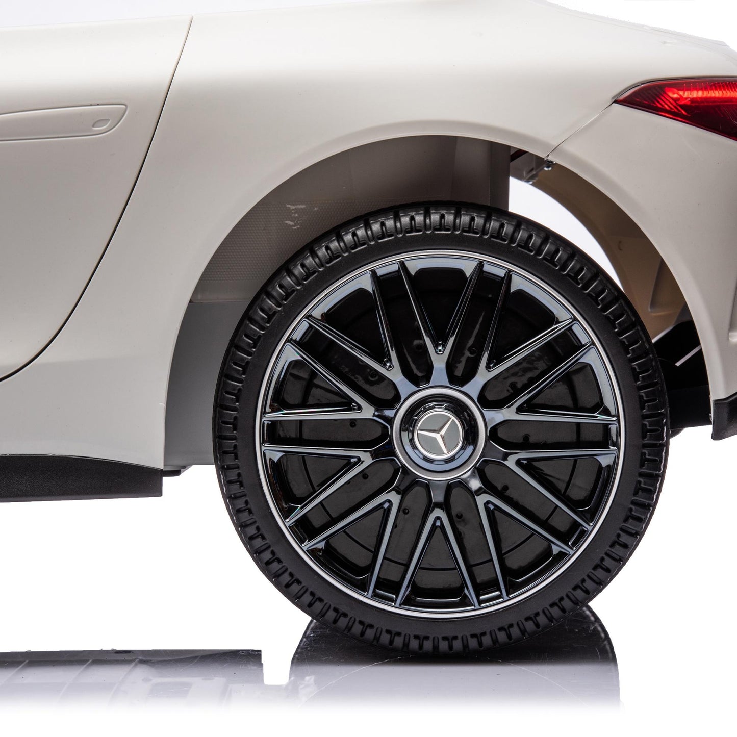 iRerts White 24V Mercedes Benz SL63 Powered Ride On Cars with Remote Control, 4 Wheels Electric Car for Kids with Bluetooth, Music, USB, LED Light, Ride on Toys for Kids 3-8 Ages Boys Girls Gifts