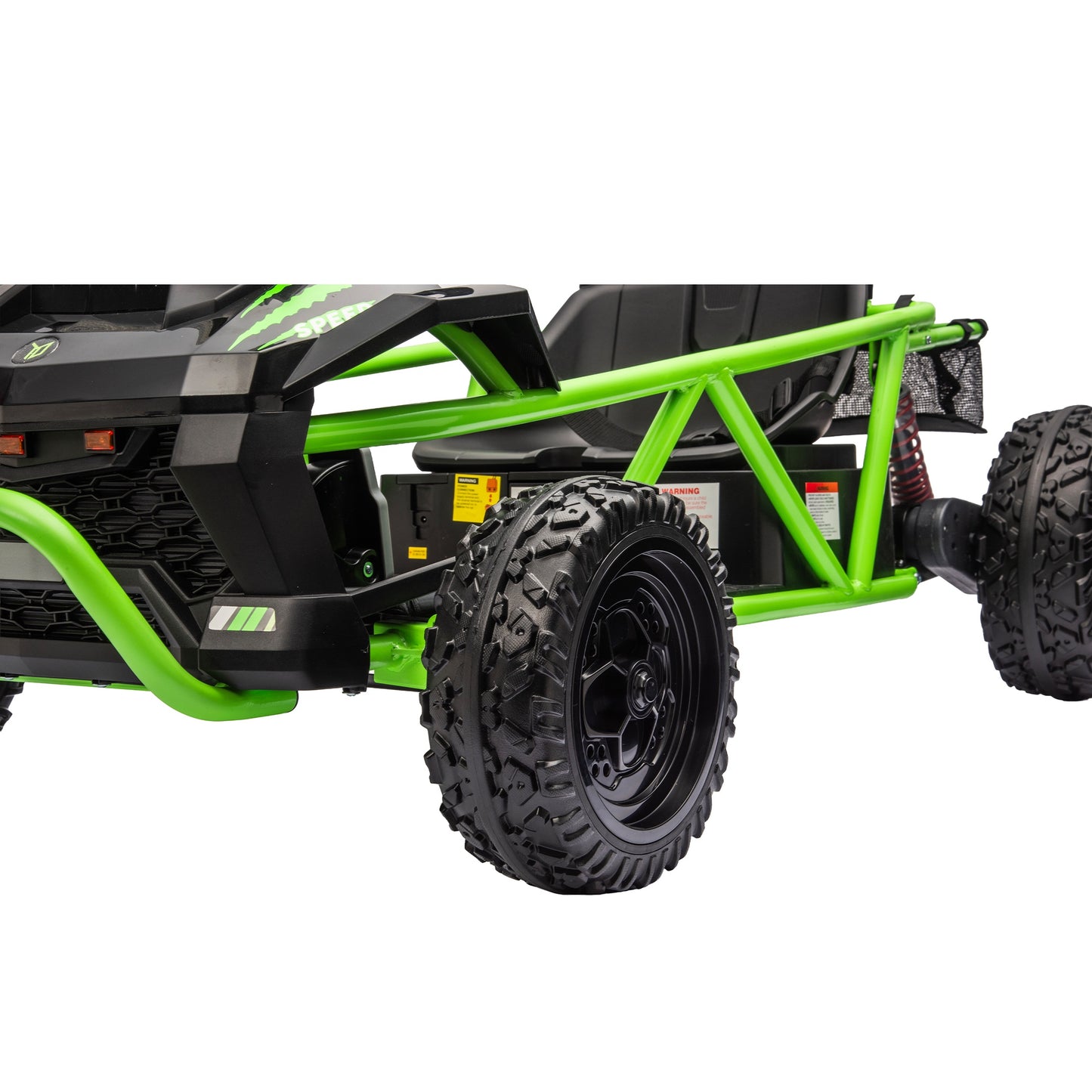iRerts 36V Ride on Toys for Big Kids, Powered Ride on Cars with Bluetooth, Music, Real Wheels Spring Suspension, Kids Car Electric Ride on Vehicles for Boys Girls Ages 6+, Green