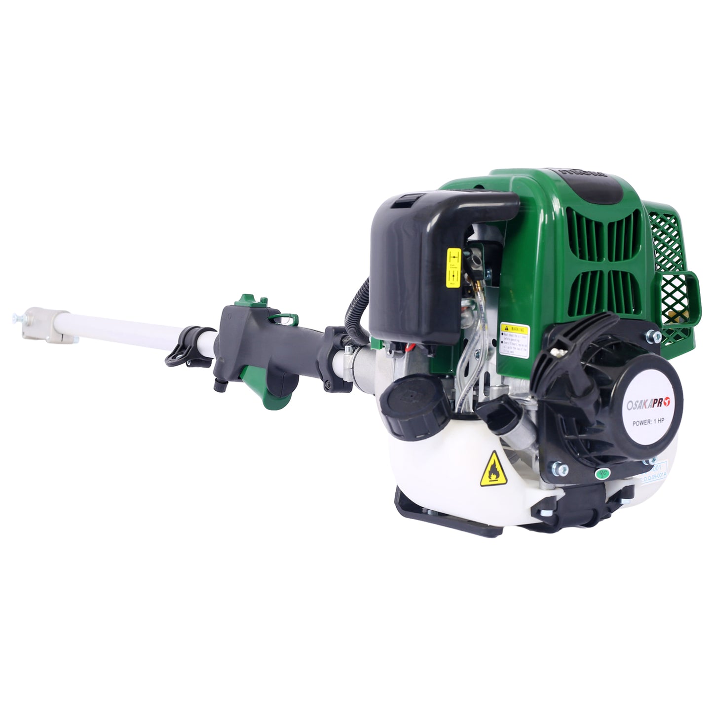 31CC 4-Cycle Gas Powered Weed Eater, iRerts 4 in 1 Multi-Functional String Trimmer with Gas Pole Saw, Hedge Trimmer, Grass Trimmer, Brush Cutter, Lawn Trimmer for Grass Garden Yard