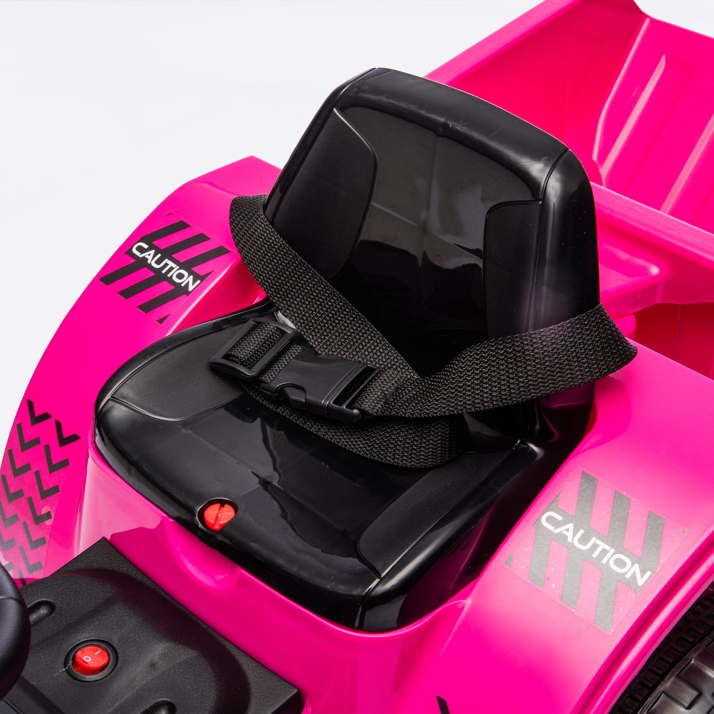 iRerts 12V Ride on Tractor, Powered Ride on Car for Kids Boys Girls Ages 3-6 Gifts, Kids Ride on Toys Electric Cars with Removable Storage Tug, Bluetooth ,Music, MP3/USB Ports, LED Light, Rose Red