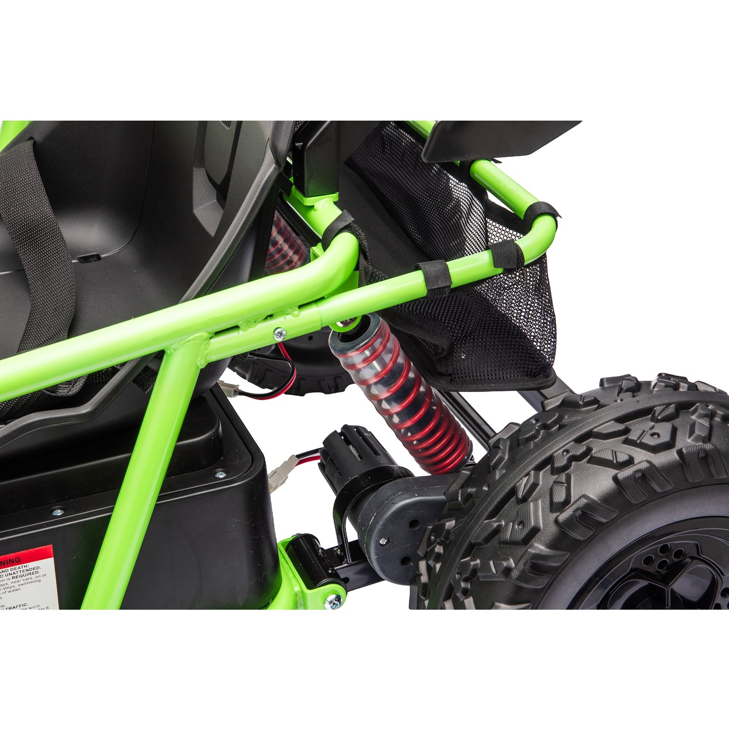 iRerts 36V Ride on Toys for Big Kids, Powered Ride on Cars with Bluetooth, Music, Real Wheels Spring Suspension, Kids Car Electric Ride on Vehicles for Boys Girls Ages 6+, Green