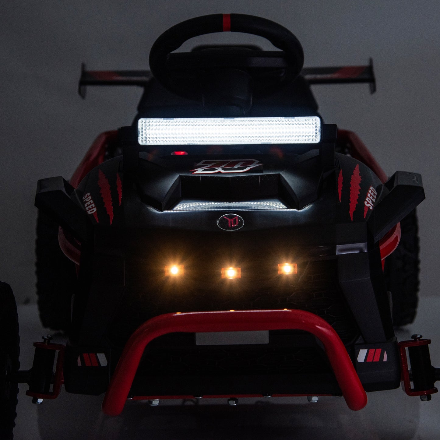 iRerts 36V Ride on Toys for Big Kids, Powered Ride on Cars with Bluetooth, Music, Real Wheels Spring Suspension, Kids Car Electric Ride on Vehicles for Boys Girls Ages 6+, Red