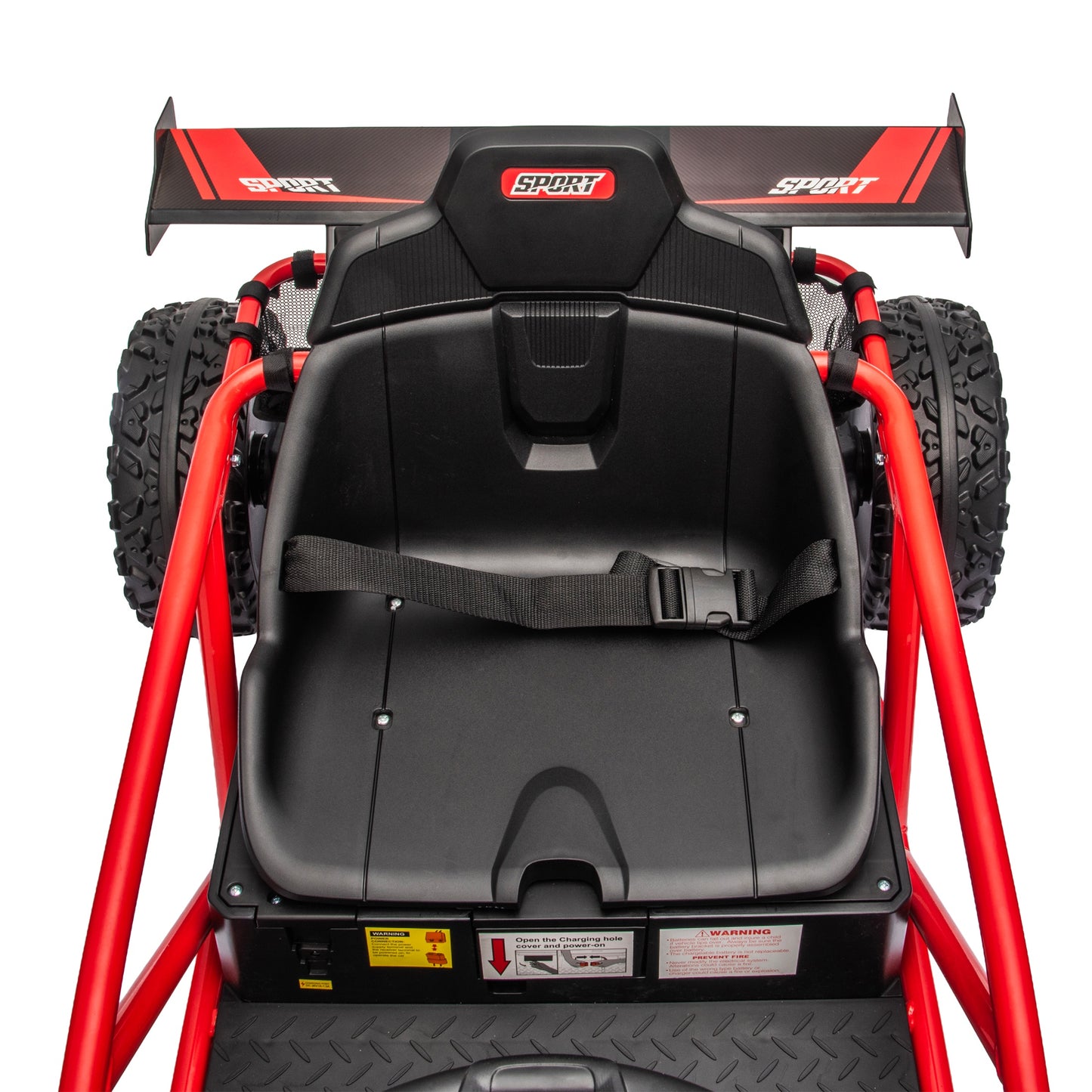 iRerts 36V Ride on Toys for Big Kids, Powered Ride on Cars with Bluetooth, Music, Real Wheels Spring Suspension, Kids Car Electric Ride on Vehicles for Boys Girls Ages 6+, Red