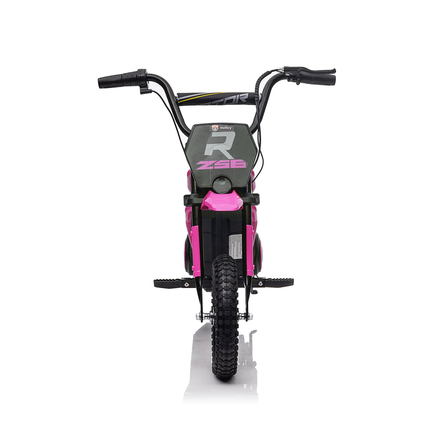 iRerts 24V Ride On Motocross Motorcycle, Kids Electric Dirt Bike for Boys 8-12, Kids Motorcycle with Dual Suspension, MP3 Player, Speeds up to 14.29MPH, Pink