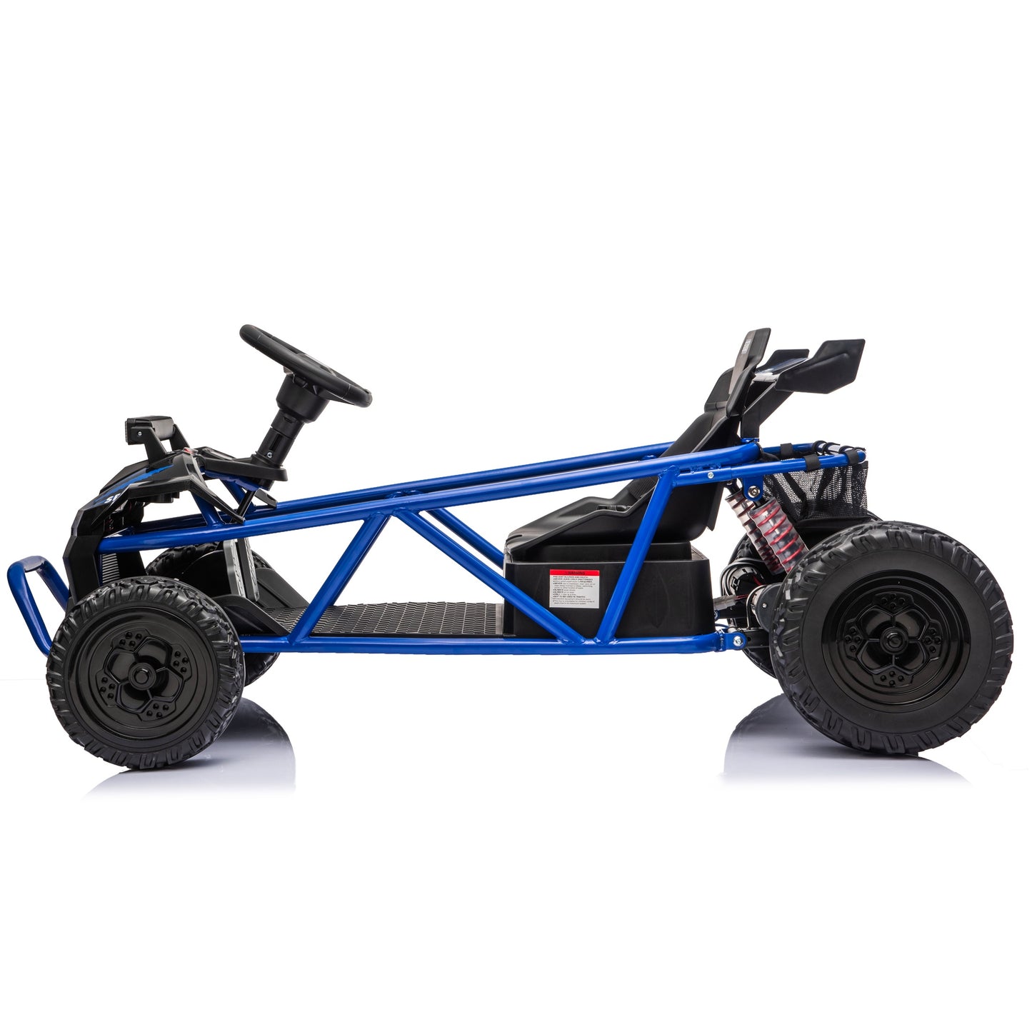 iRerts 36V Ride on Toys for Big Kids, 500W Powered Ride on Car for Kids Boys Girls Ages 6+, Kids Electric Car with EVA Tires, Metal Frame, Bluetooth, Adjustable Seat, Spring Suspension, Blue