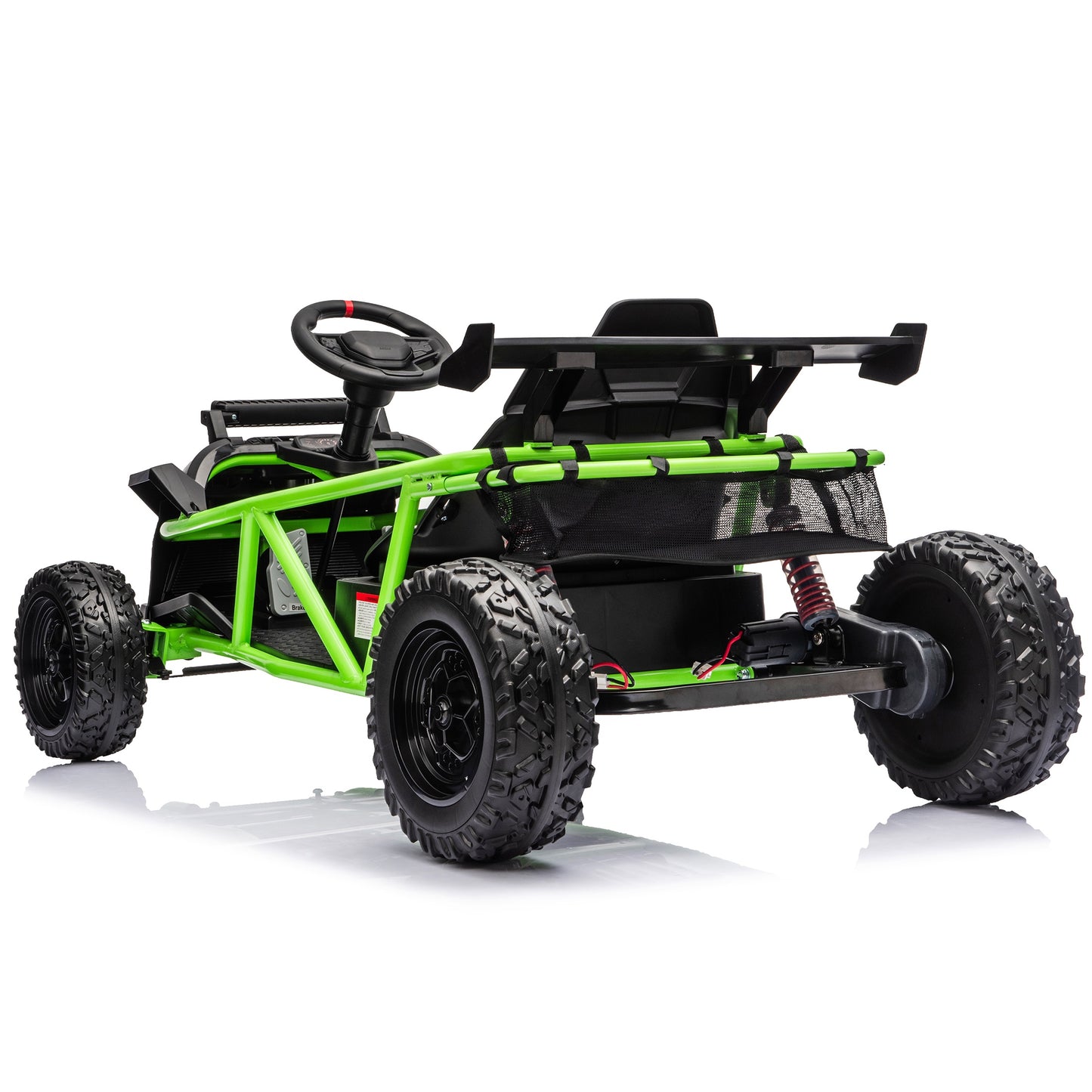 iRerts 36V Ride on Toys for Big Kids, Powered Ride on Cars with Bluetooth, Music, Real Wheels Spring Suspension, Kids Car Electric Ride on Vehicles for Boys Girls Ages 6+, Green