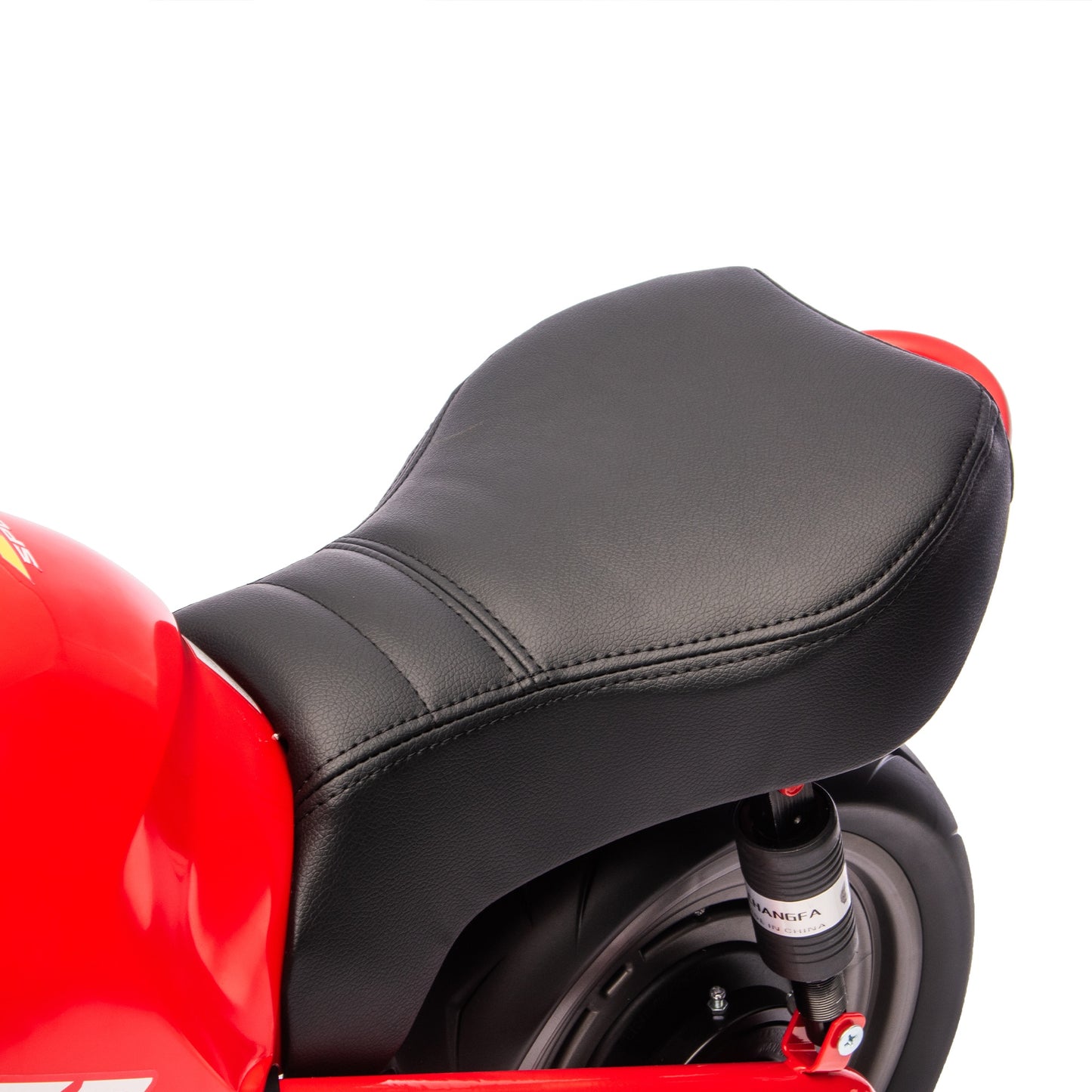 iRerts 24V Ride on Toys for Big Kids, Electric Ride on XL Muscle Motorcycle, Kids Electric Motorcycle for Boys Girls Ages 6+, Kids Motorcycle with Music, LED Light, Dual Suspension, 11.18 MPH, Red