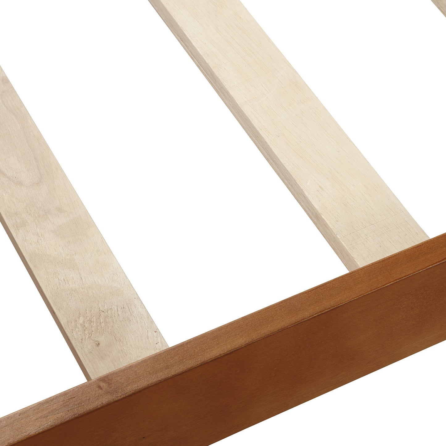 iRerts Platform Bed Frame Twin, Wood Twin Platform Bed Frame with Headboard and Footboard, Modern Twin Size Bed Frame with Wooden Slat Support, Twin Bed Frame No Box Spring Needed, Oak