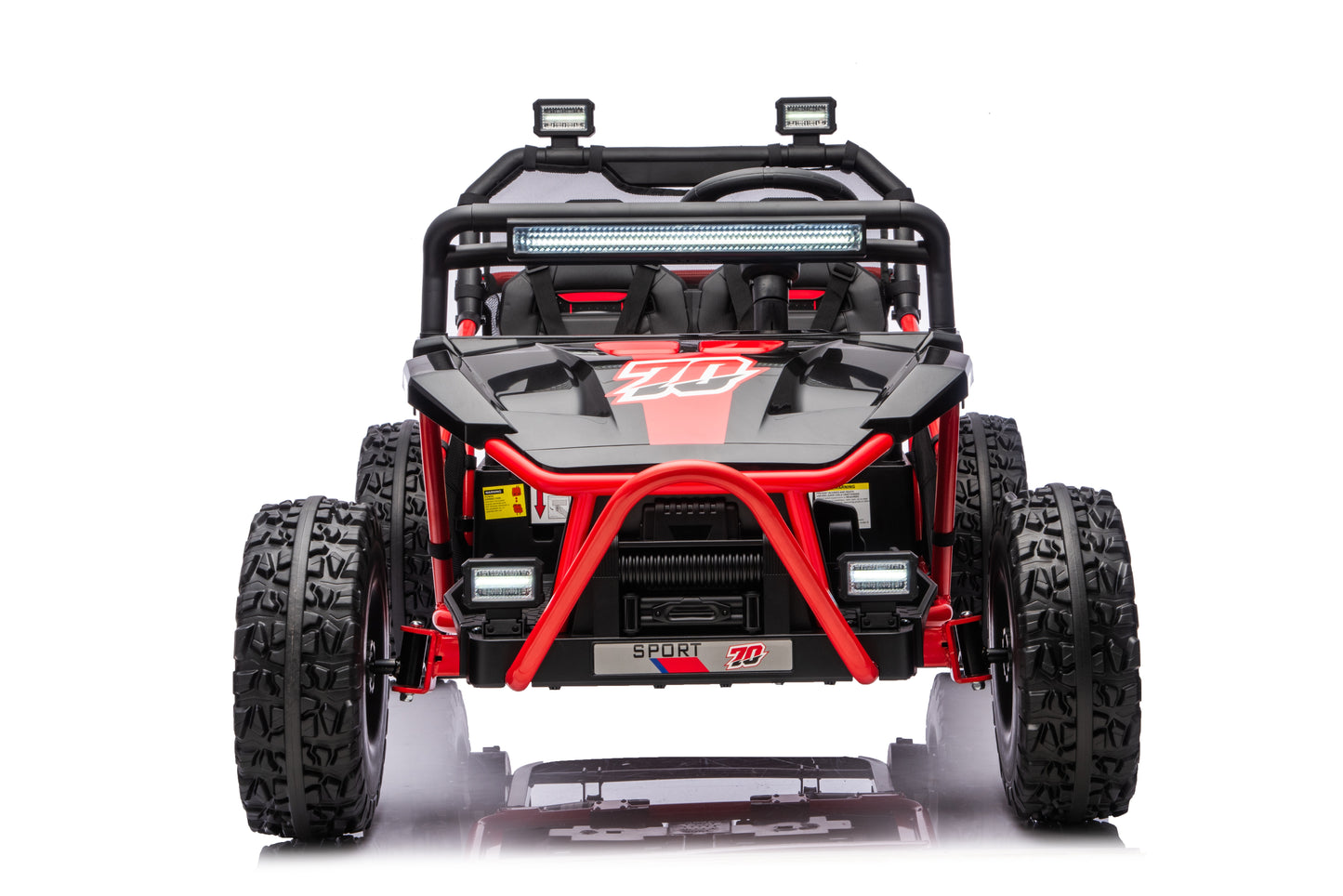 iRerts 36V Powered Ride on Toys for Big Kids, 2 Seater Ride on UTV Cars with Bluetooth, Music, 4 Wheels Spring Suspension, Kids Car Electric Ride on Vehicles for Boys Girls Ages 6+, Red