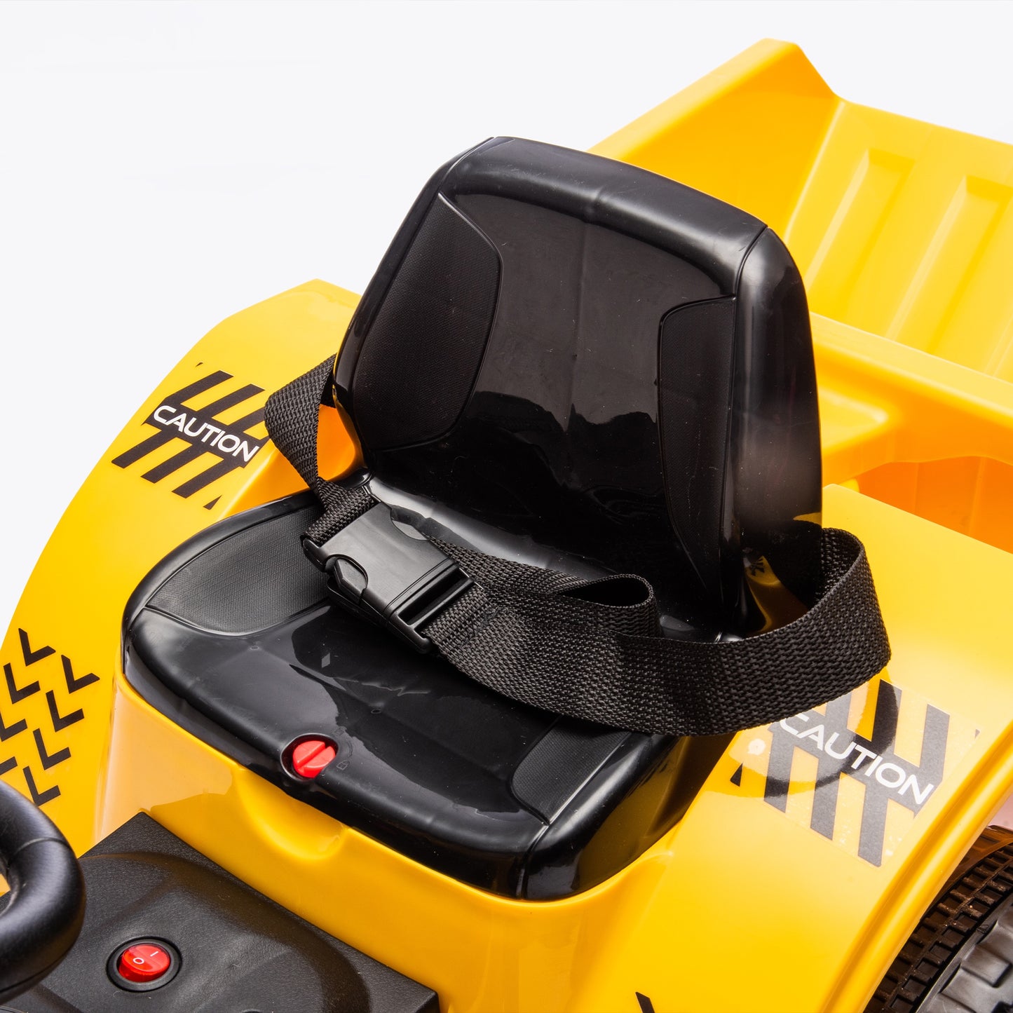 iRerts 12V Ride on Tractor, Powered Ride on Car for Kids Boys Girls Ages 3-6 Gifts, Kids Ride on Toys Electric Cars with Removable Storage Tug, Bluetooth ,Music, MP3/USB Ports, LED Light, Yellow