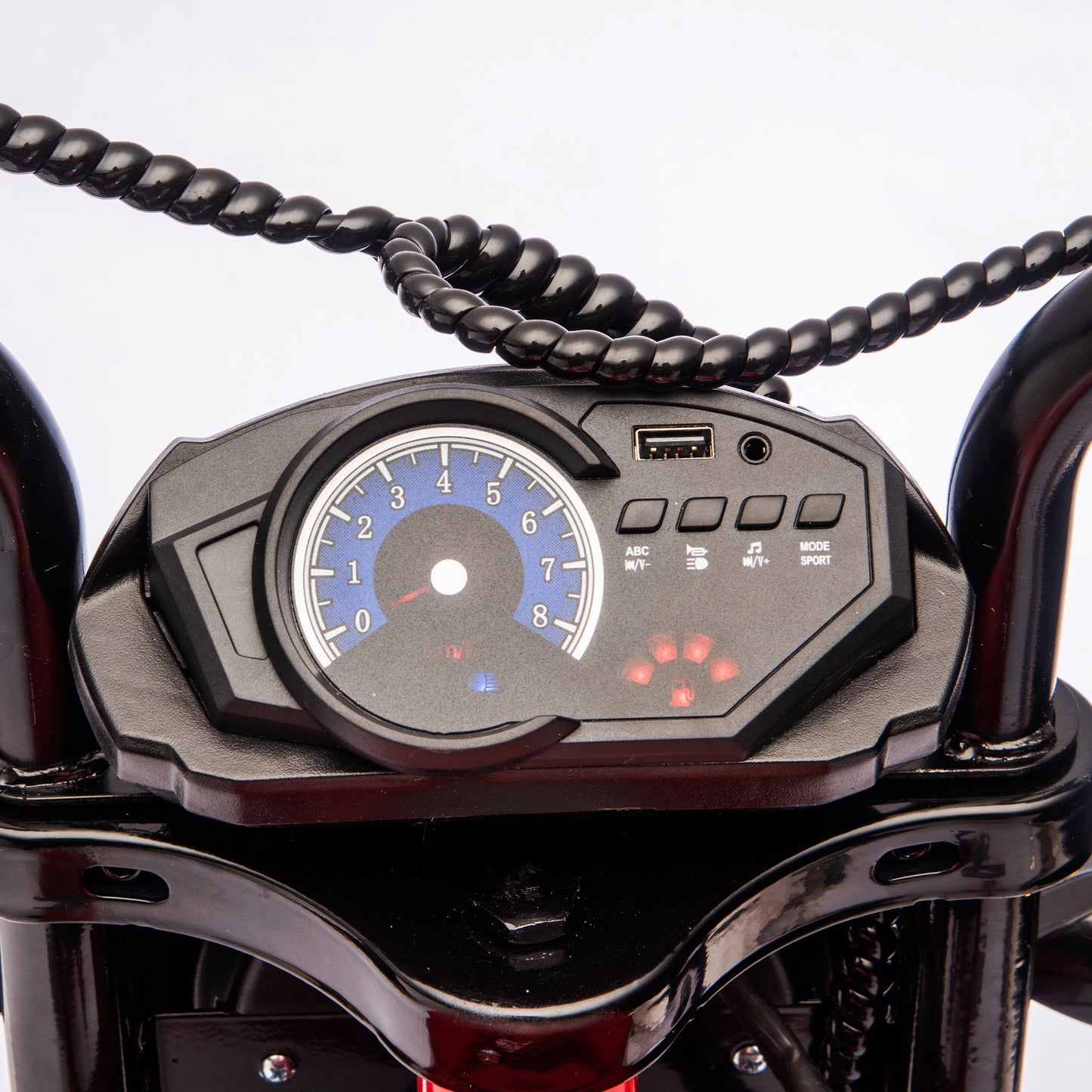 iRerts 24V Ride on Toys for Big Kids, Electric Ride on XL Muscle Motorcycle, Kids Electric Motorcycle for Boys Girls Ages 6+, Kids Motorcycle with Music, LED Light, Dual Suspension, 11.18 MPH, Red