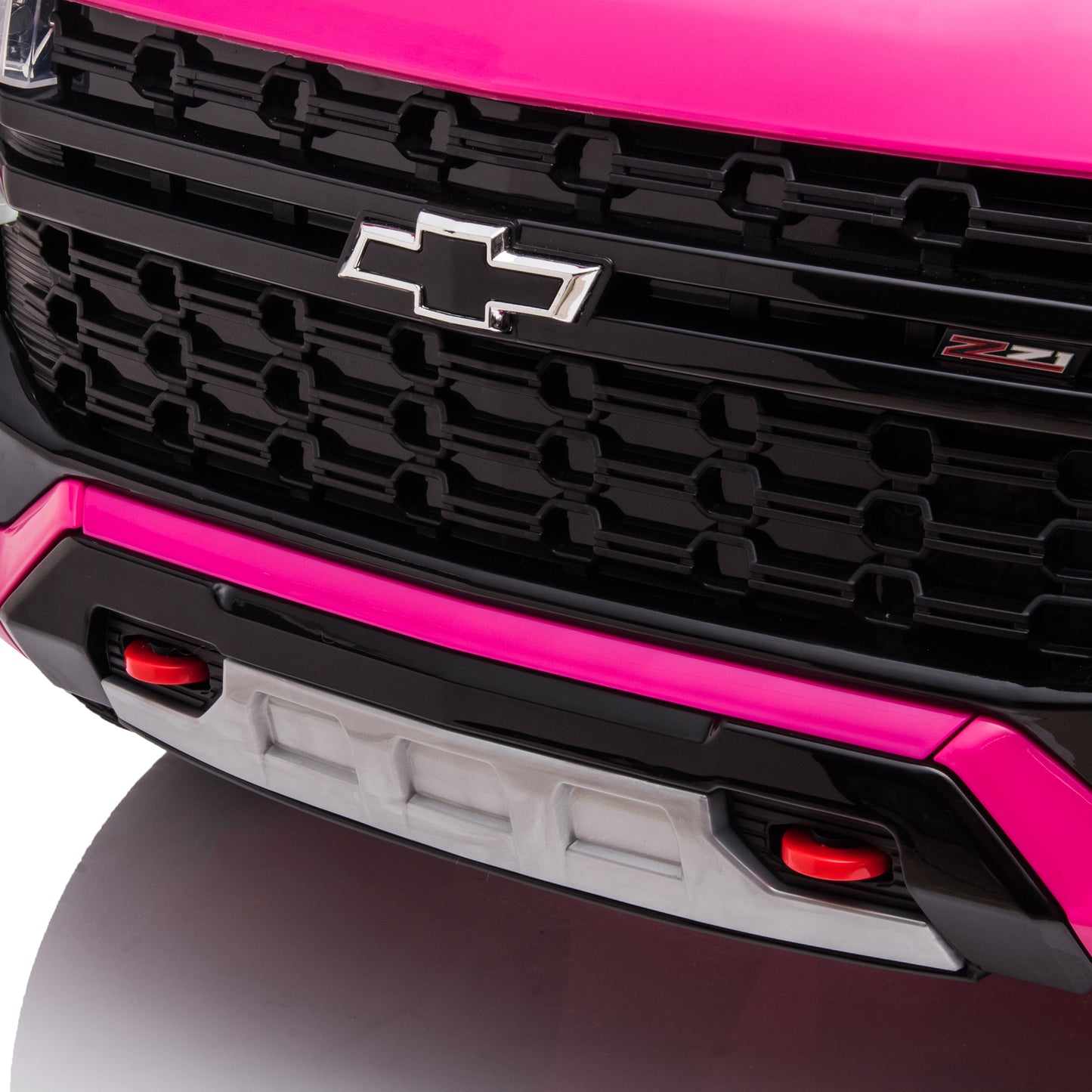 iRerts 12V Battery Powered Ride on Cars with Remote Control, Licensed Chevrolet Tahoe Kids Electric Cars for 3-6 Ages Kids Gift, Ride On Toy with Bluetooth, Music, MP3/USB/AUX Port, LED Light, Pink