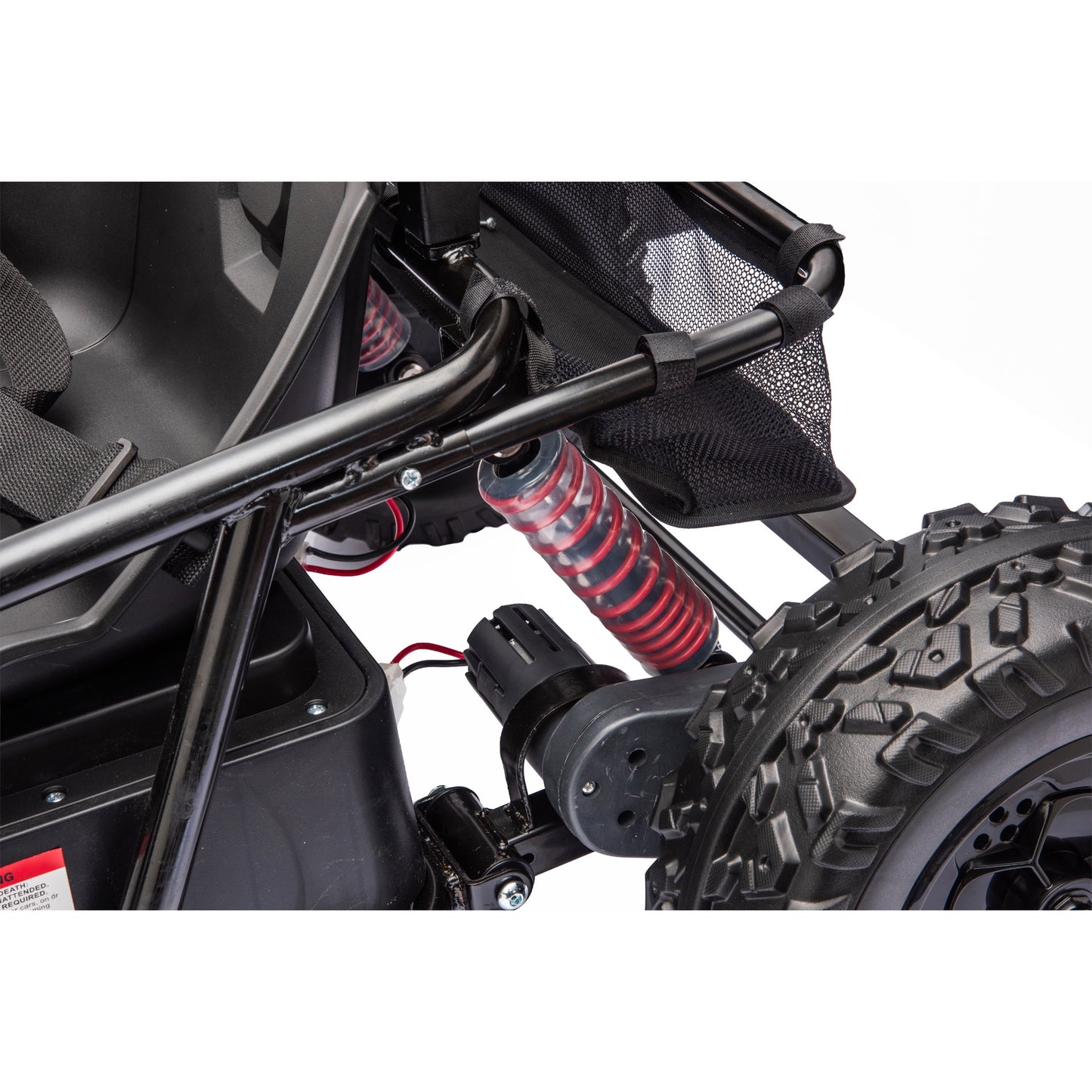 iRerts 36V Ride on Toys for Big Kids, 500W Powered Ride on Car for Kids Boys Girls Ages 6+, Kids Electric Car with EVA Tires, Metal Frame, Bluetooth, Adjustable Seat, Spring Suspension, Black