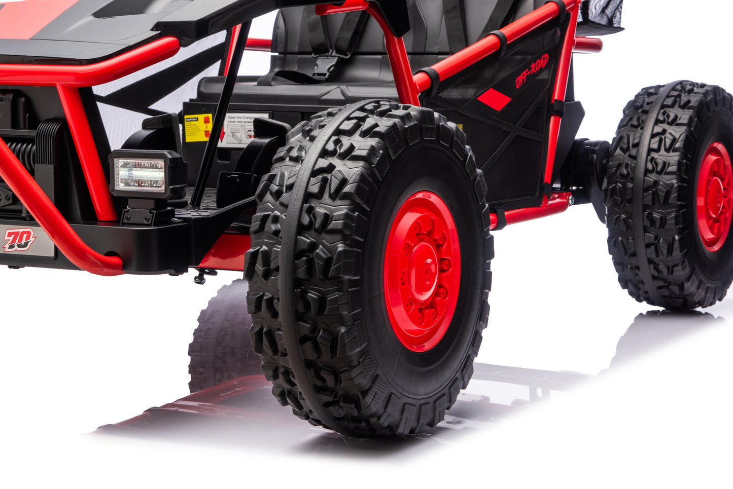 iRerts 36V Powered Ride on Toys for Big Kids, 2 Seater Ride on UTV Cars with Bluetooth, Music, 4 Wheels Spring Suspension, Kids Car Electric Ride on Vehicles for Boys Girls Ages 6+, Red