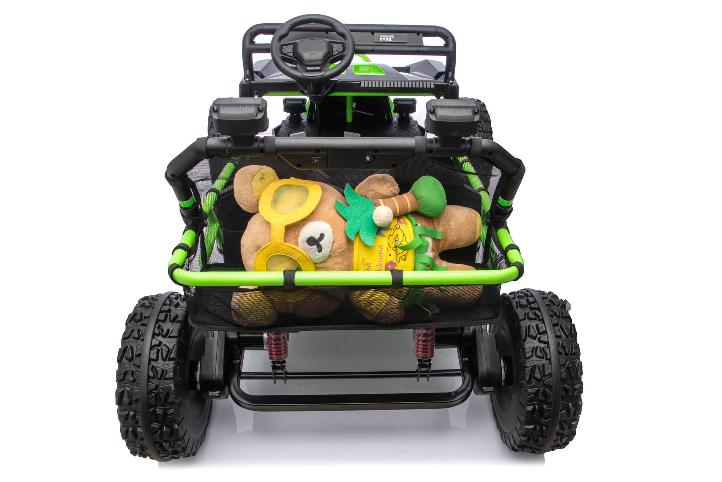 iRerts 36V Powered Ride on Toys for Big Kids, 2 Seater Ride on UTV Cars with Bluetooth, Music, 4 Wheels Spring Suspension, Kids Car Electric Ride on Vehicles for Boys Girls Ages 6+, Green