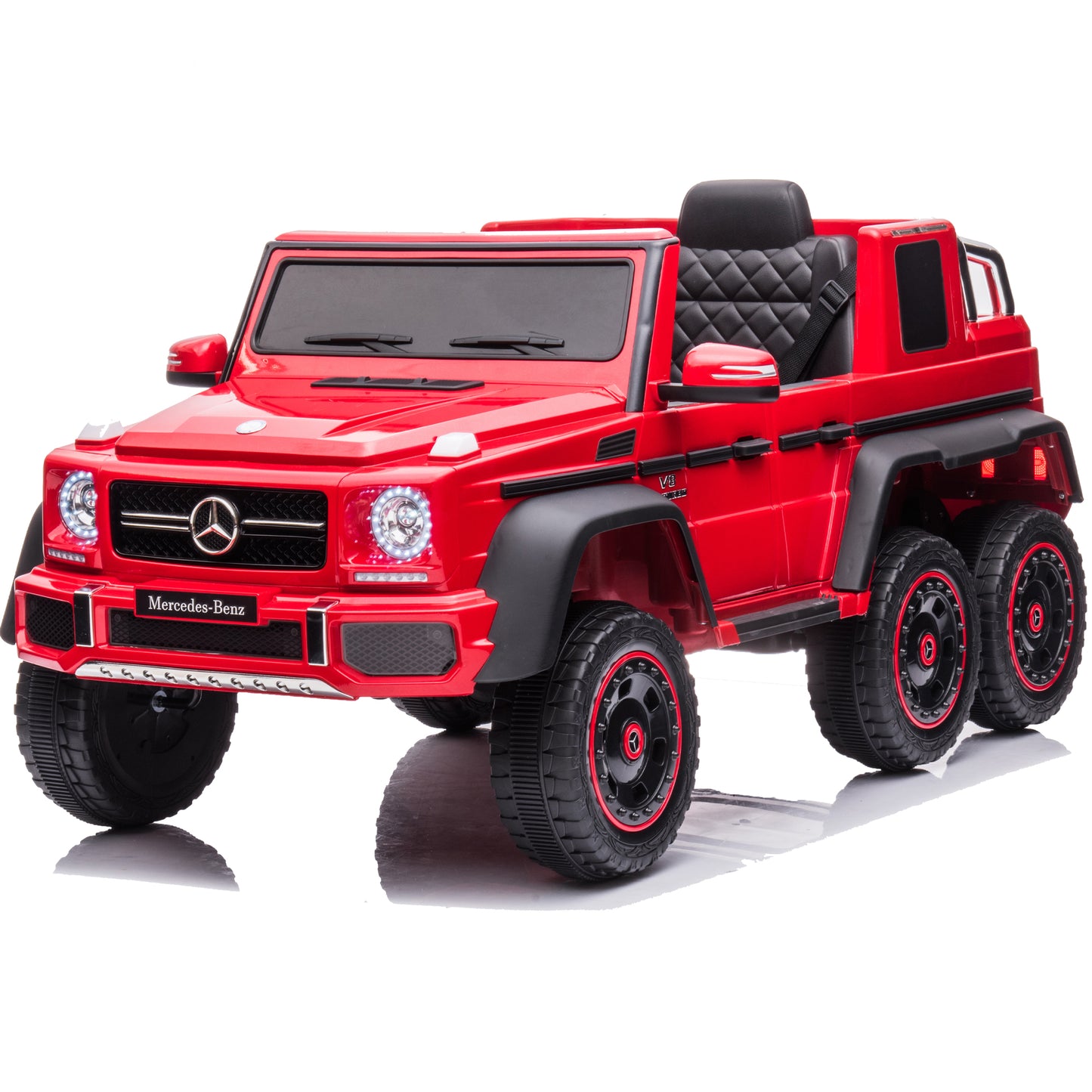 Kids Ride On Toys 24 Volt, Licensed Mercedes-Benz Ride on Cars with Remote Control, Battery Powered Ride on Electric Vehicles with USB, Bluetooth, MP3, Music, Power Display, Red