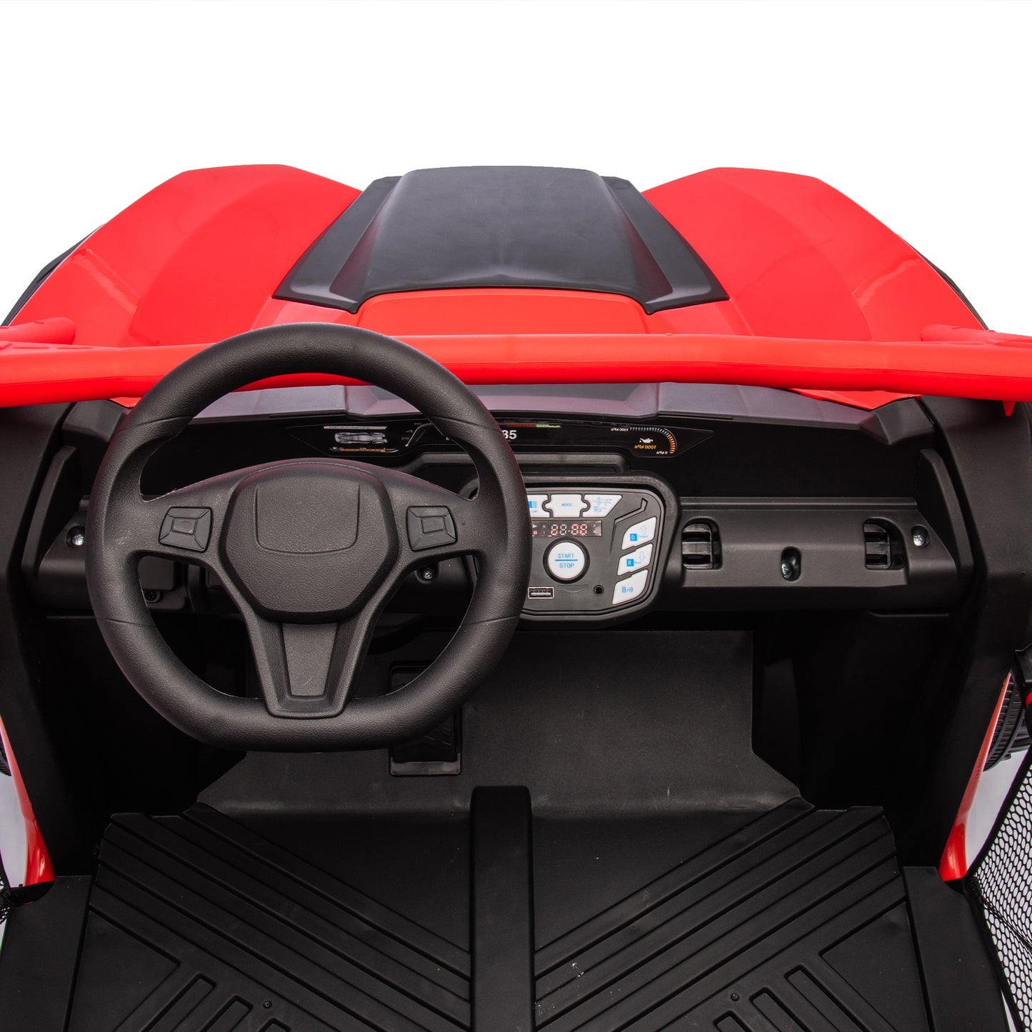 iRerts 2 Seater Ride on Car for Kids, 24 Volt Ride on Toys for Boys Girls Gifts, Powered Ride on UTV Electric Vehicle with Remote Control, Bluetooth, MP3/USB Ports, 4 Wheel Spring Suspension, Red
