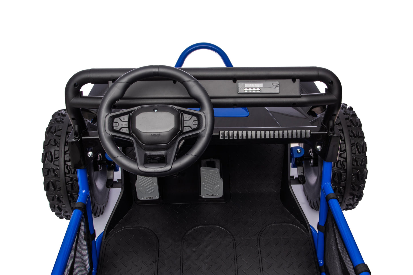 iRerts 36V Powered Ride on Toys for Big Kids, 2 Seater Ride on UTV Cars with Bluetooth, Music, 4 Wheels Spring Suspension, Kids Car Electric Ride on Vehicles for Boys Girls Ages 6+, Blue