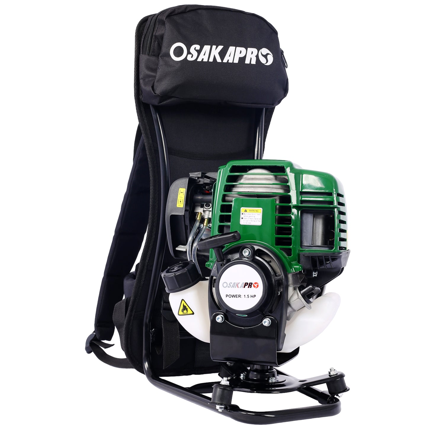 38CC 2-Cycle Gas Powered Weed Eater, iRerts Backpack 4 in 1 Multi-Functional String Trimmer with Gas Pole Saw, Hedge Trimmer, Grass Trimmer, Brush Cutter, Lawn Trimmer for Grass Garden Yard